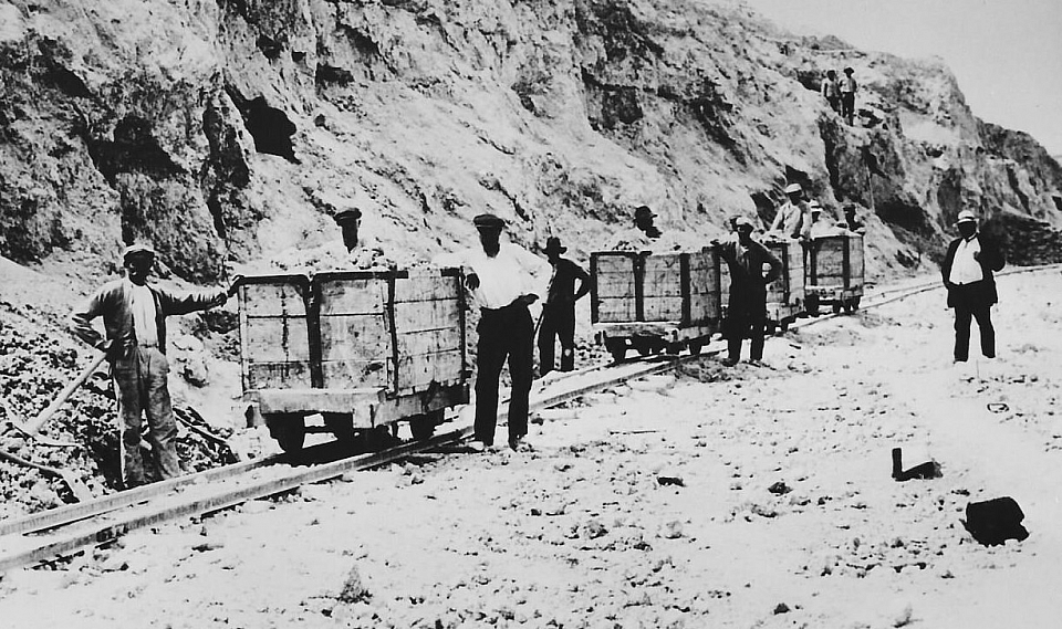 Handlastning i vagnar 1910