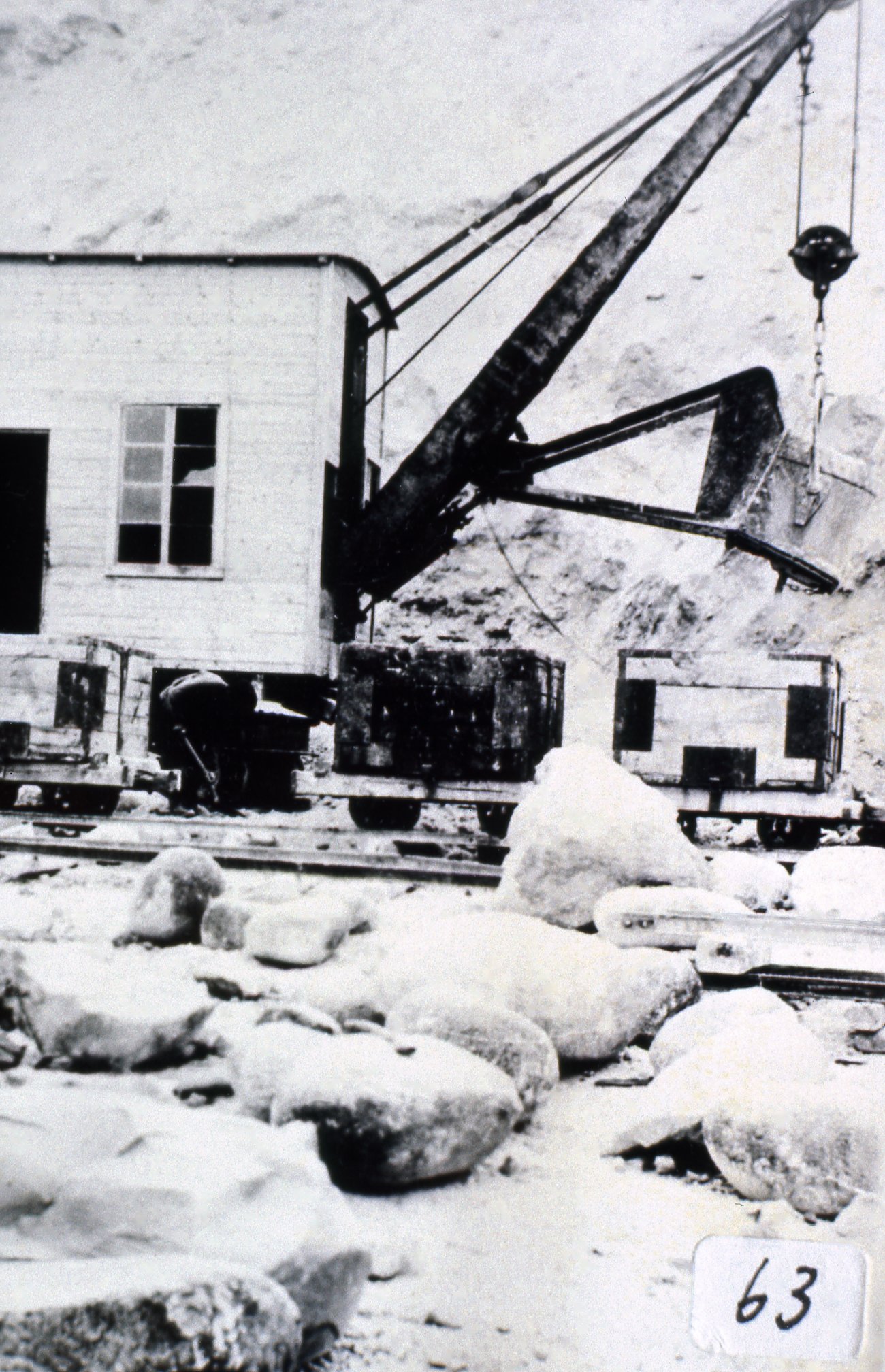 Ivö Grävmaskin Kalk o Kaolinbrottet Ivö klack 1912