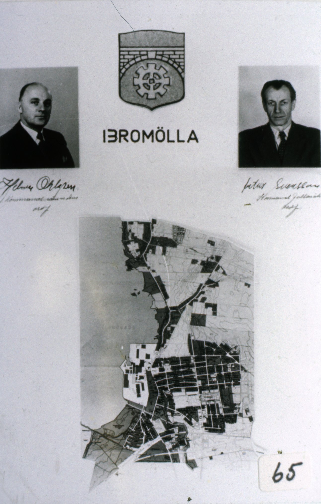 Bromölla Affisch Bromölla köping 1942