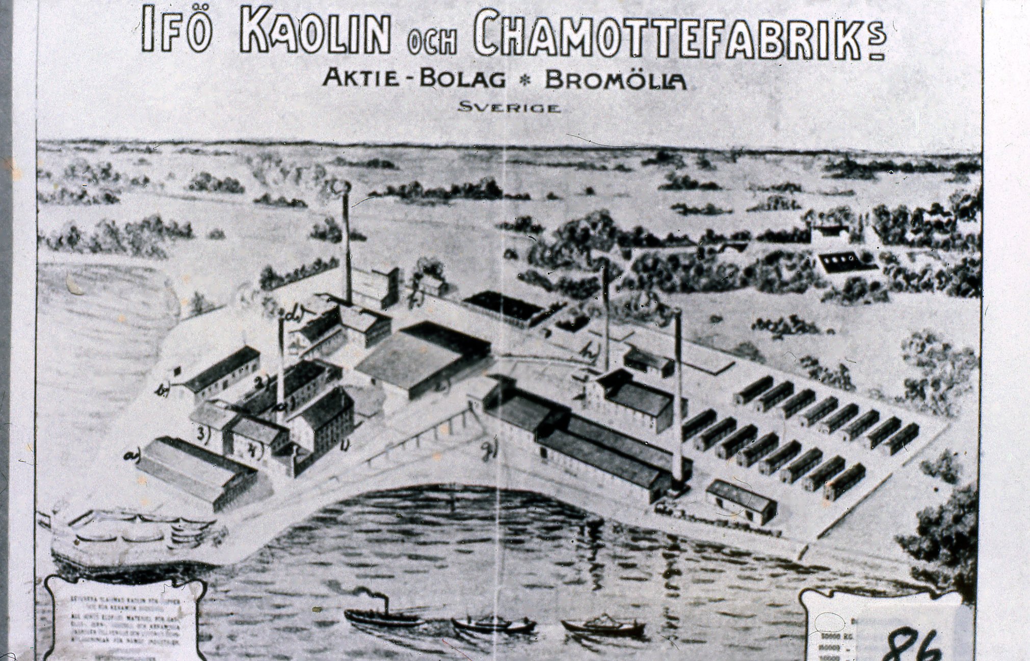 Fabrik Ifö Kaolin & Chamottefabriks AB 1904