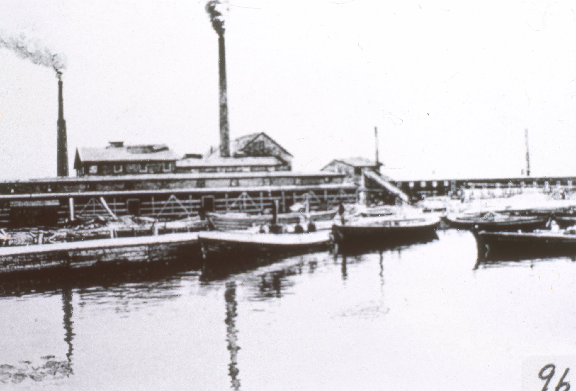 Fabrik Ifö Kaolin & Chamottefabriks AB Hamn 1910