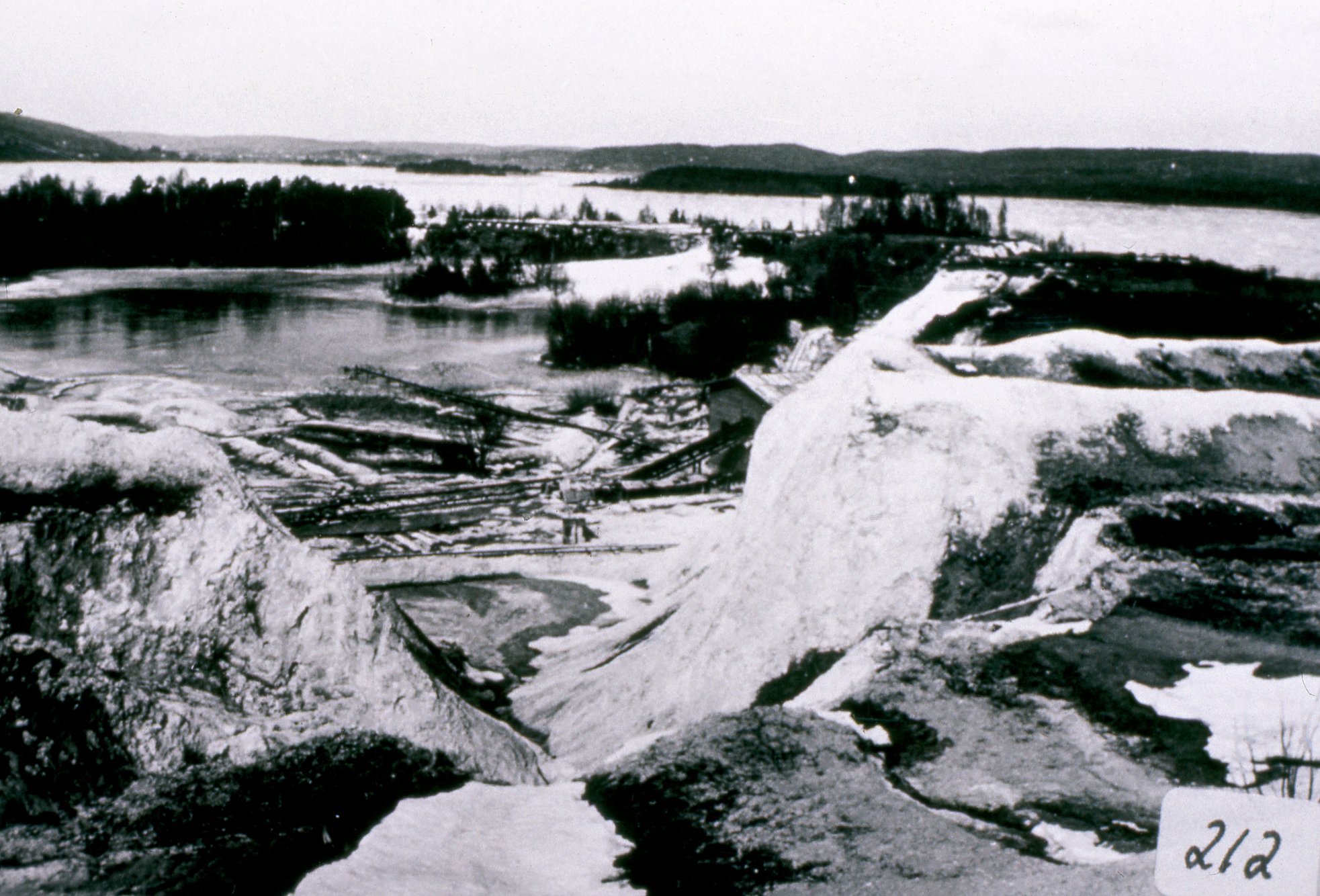 Ivö Kalk o Kaolinbrottet Ivö klack 1940