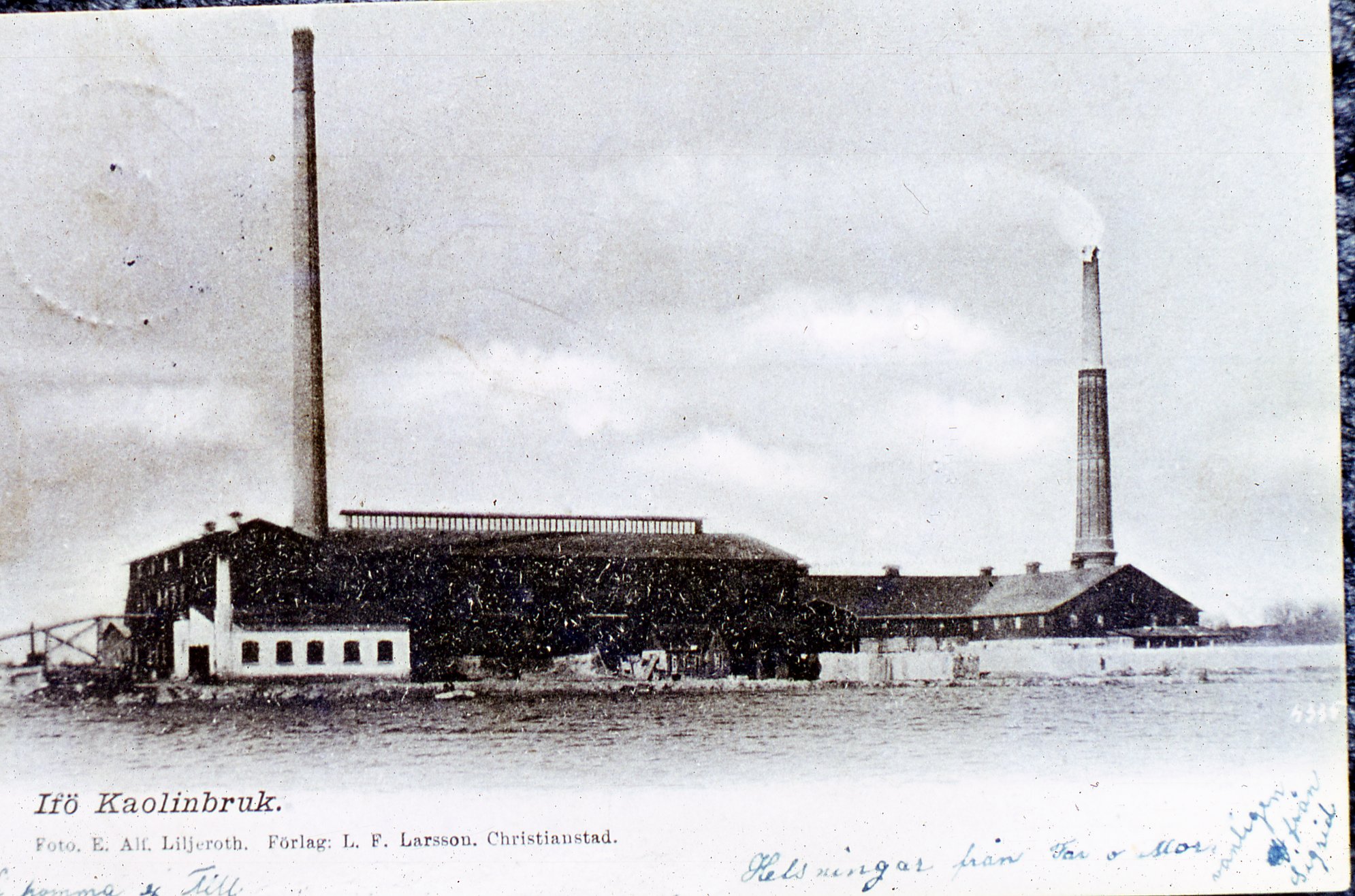 Fabrik Ifö Cementfabriks AB Aktibolaget Ifö Chamotte & Kaolinverk 1905