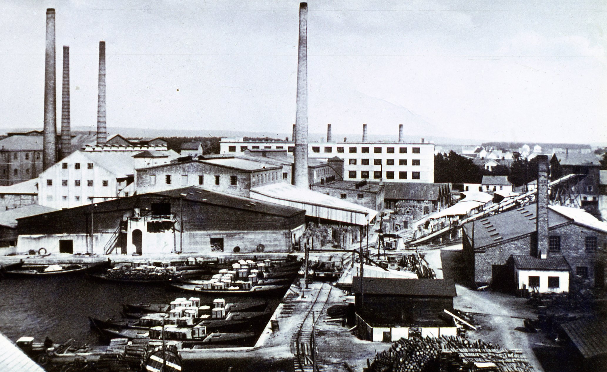 Fabrik Iföverken Hamn Snickeri 1930