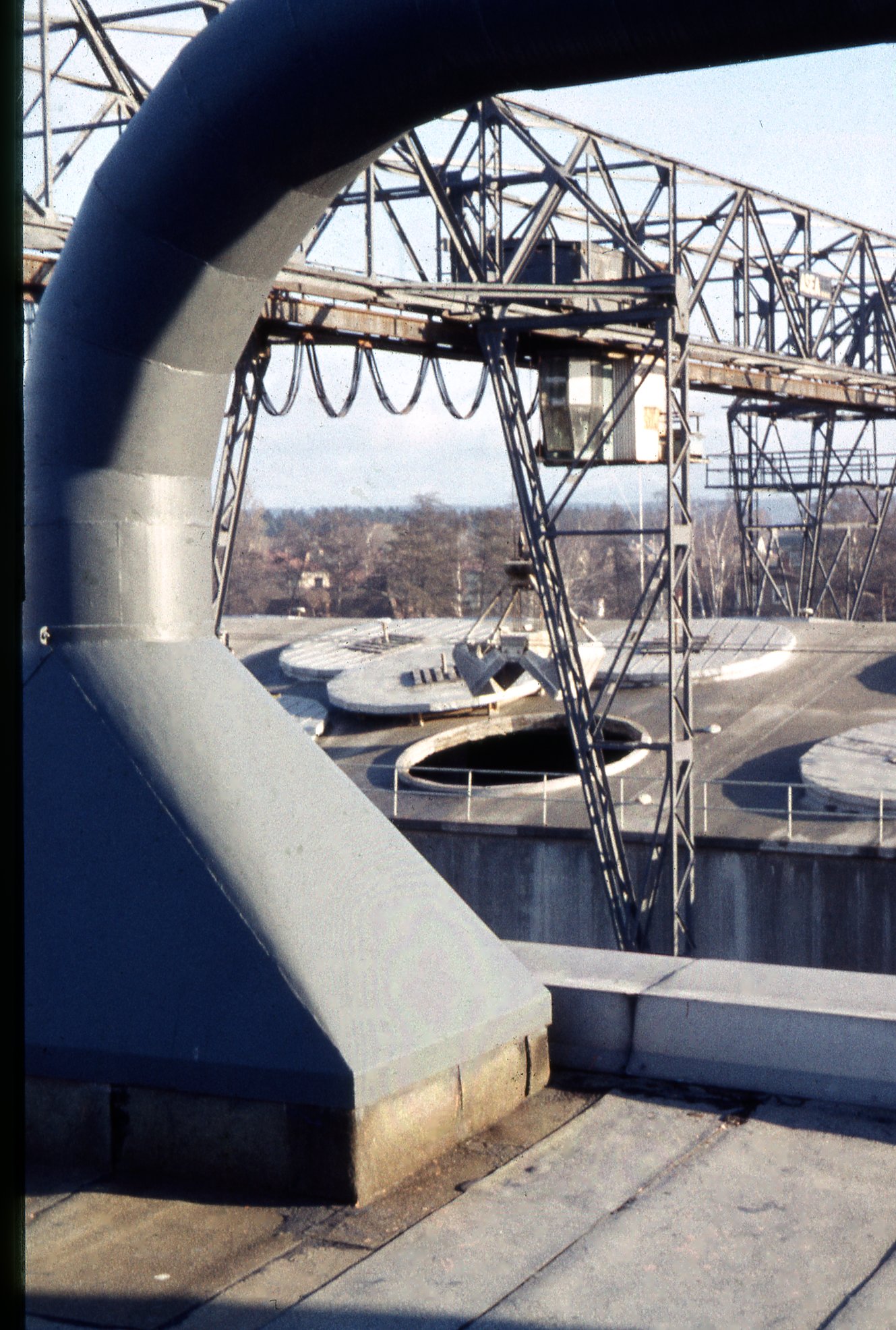 Fabrik Iföverken Massalager Brokran 1970