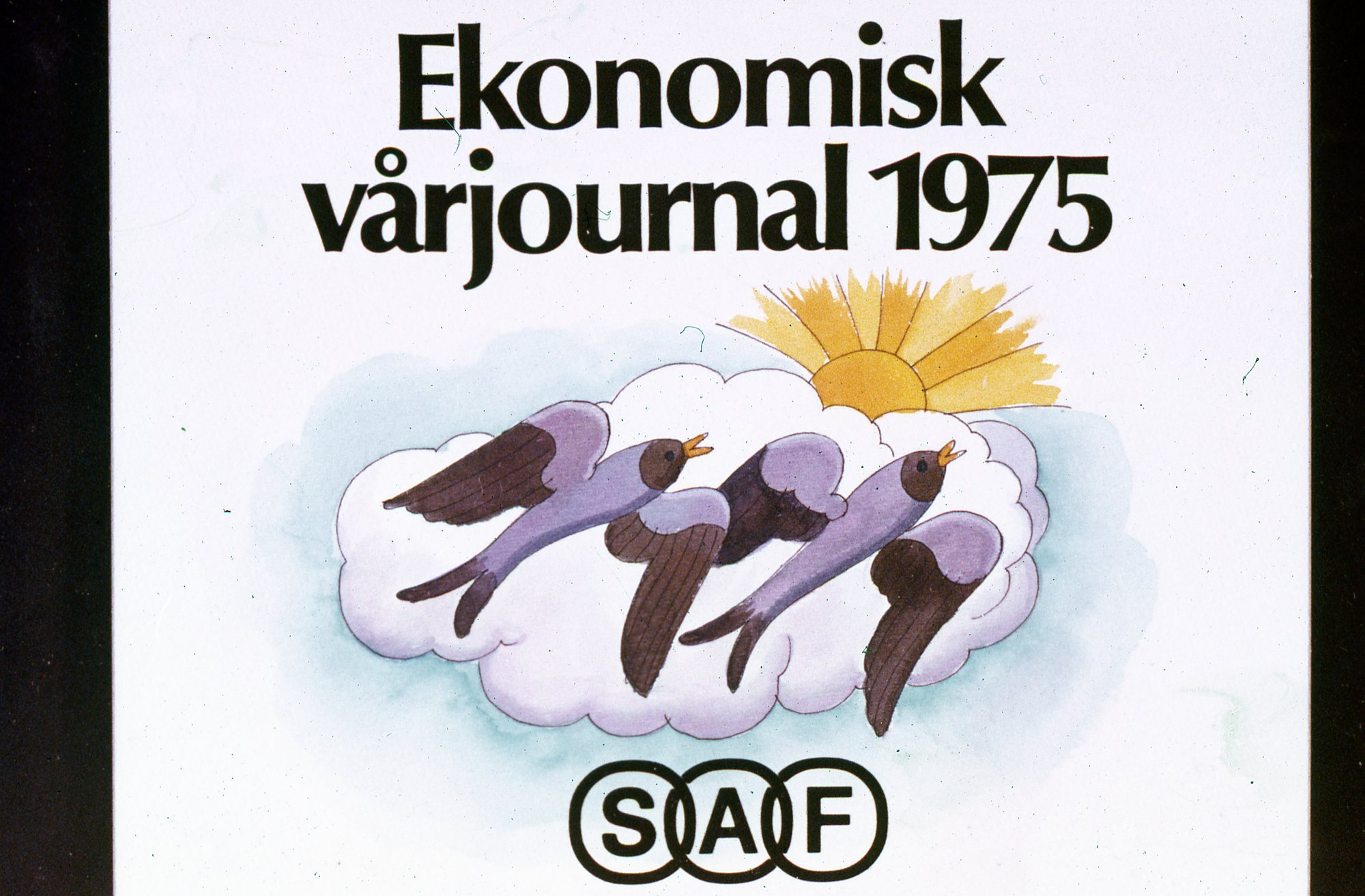 Fabrik SAF Ekonomiska Vårjournal 1975