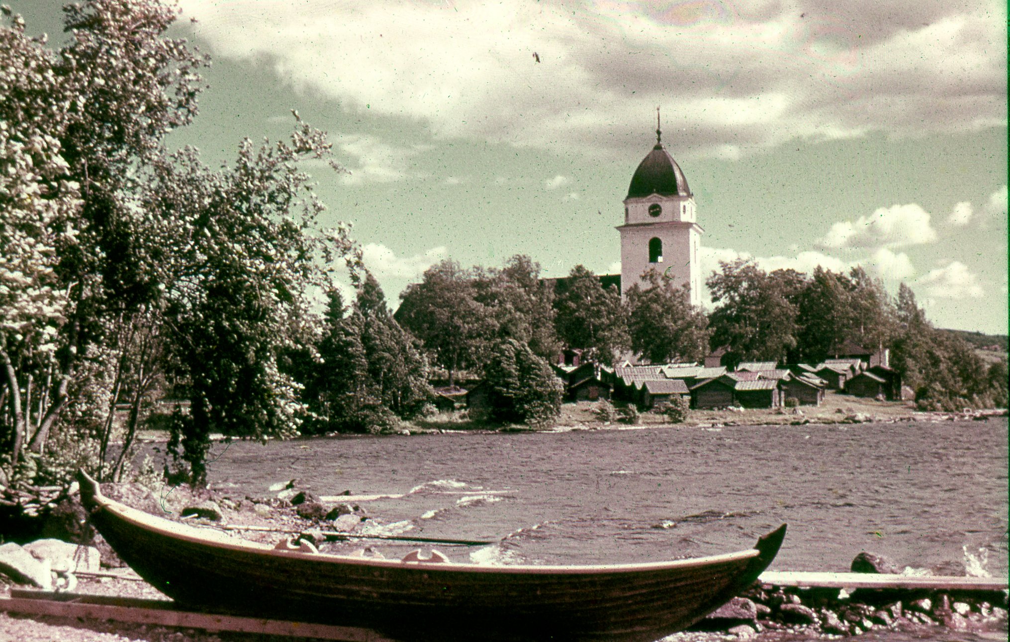 Övrigt Kyrka Sjö Båt Siljan