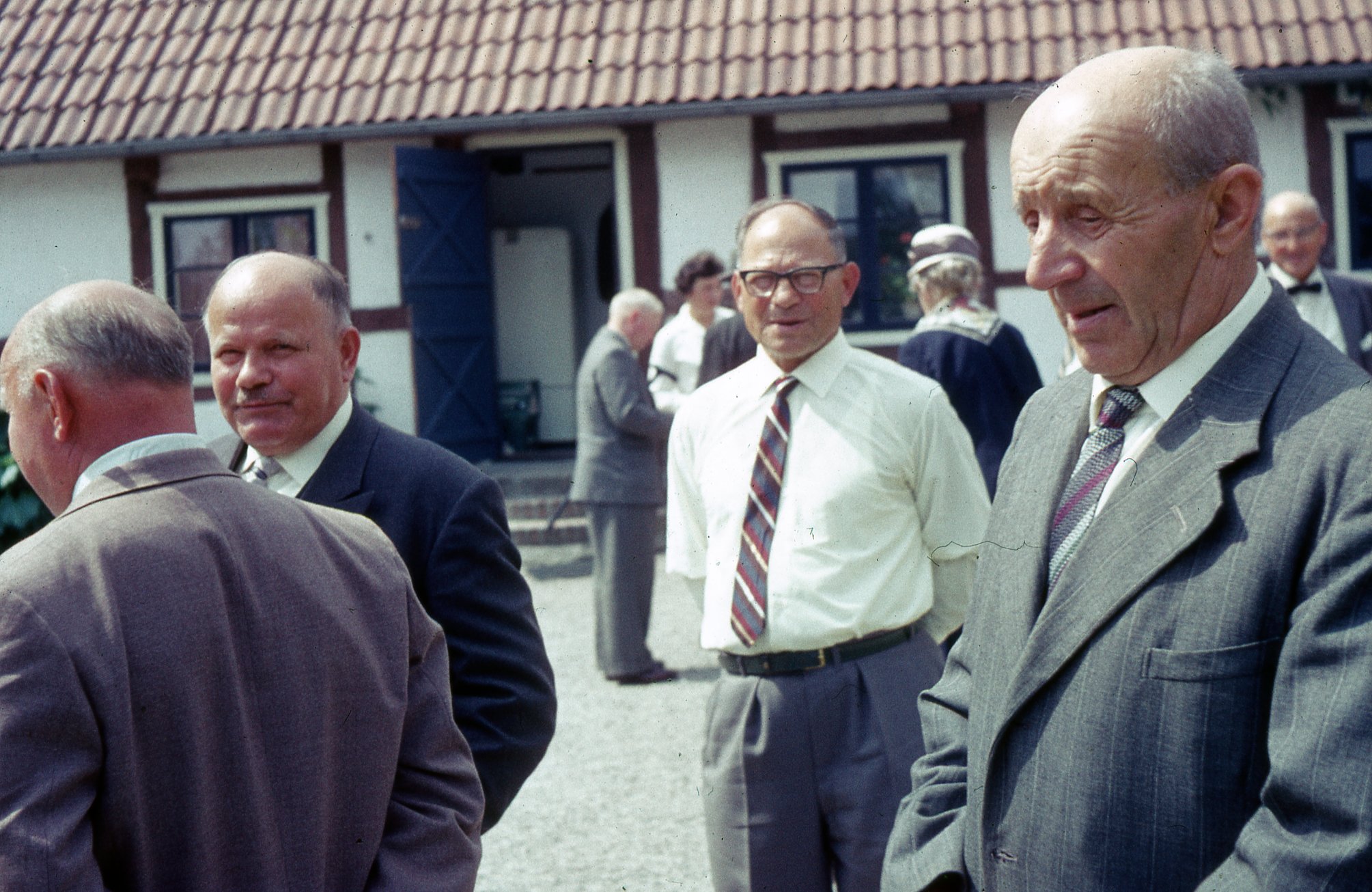 Fabrik Pensionärsutflykt Forsakar Cristinehof 1960