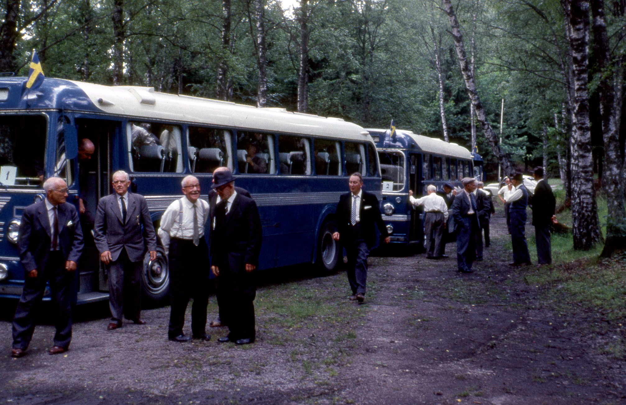 Fabrik Pensionärsutflykt Forsakar Kristinehov 1960