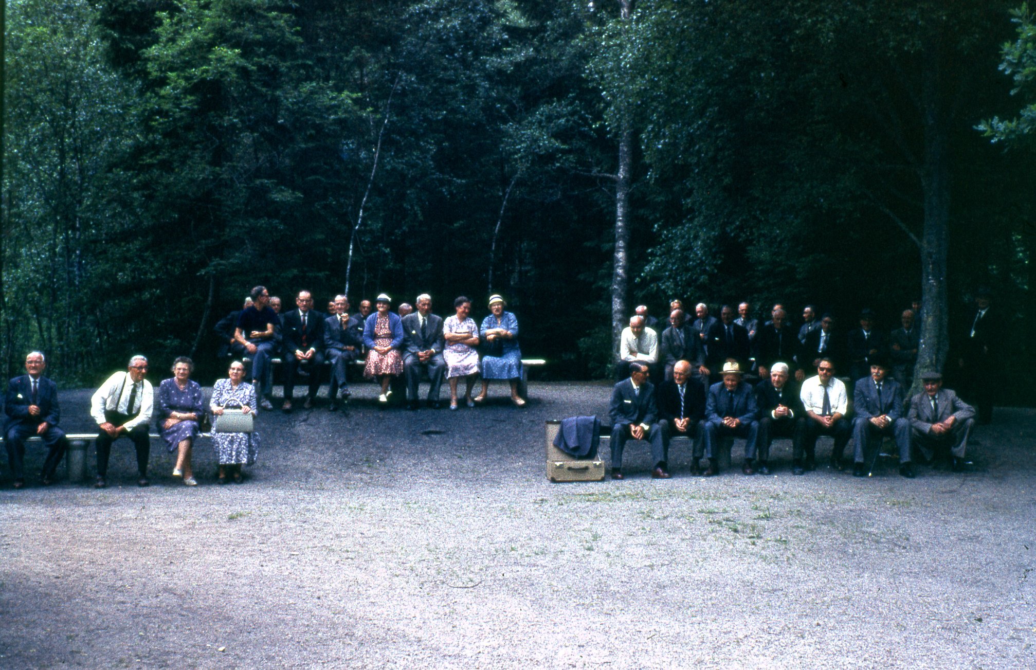 Fabrik Pensionärsutflykt Forsakar Kristinehov 1960