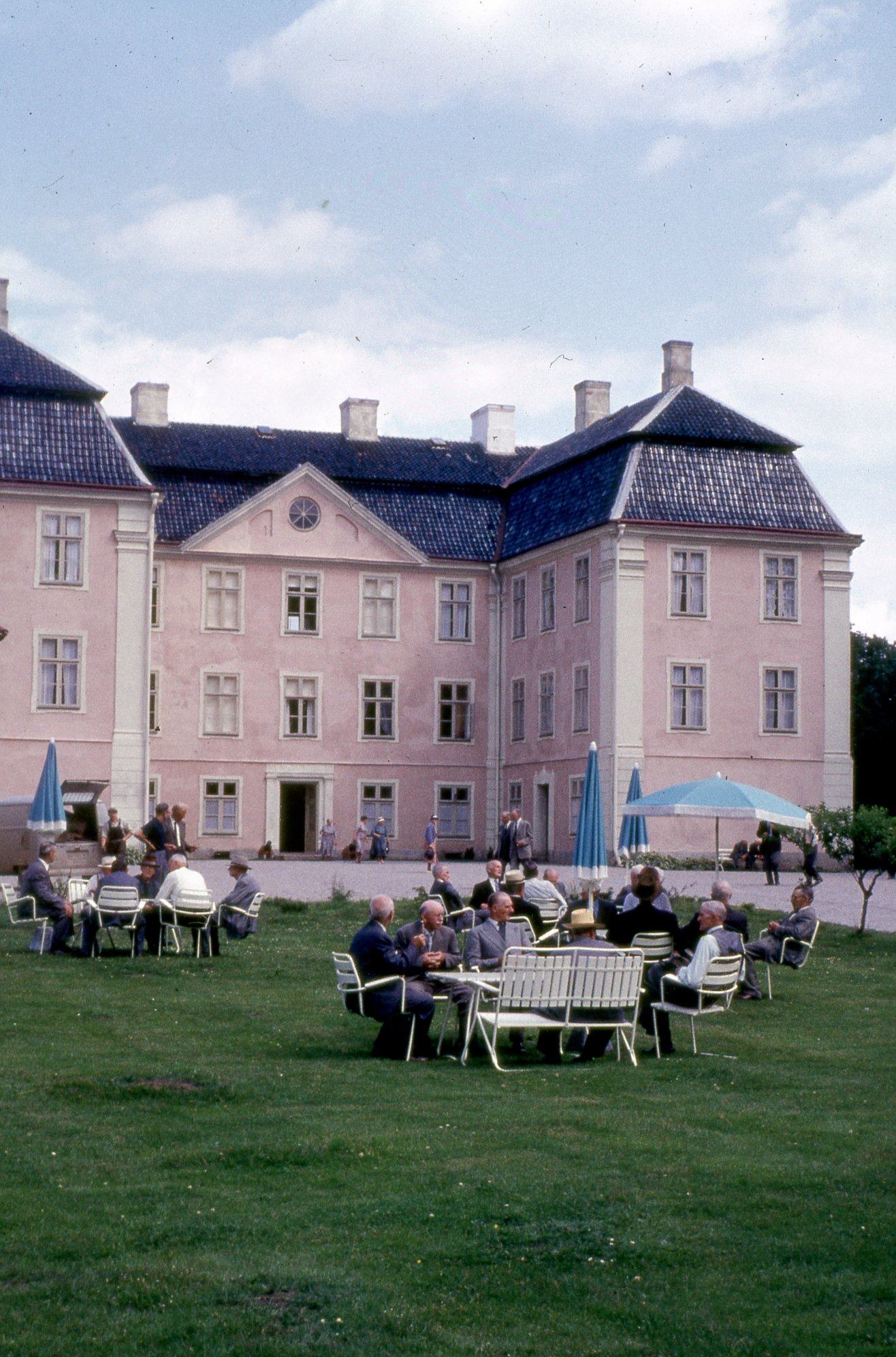 Fabrik Pensionärsutflykt Forsakar Cristinehof 1960