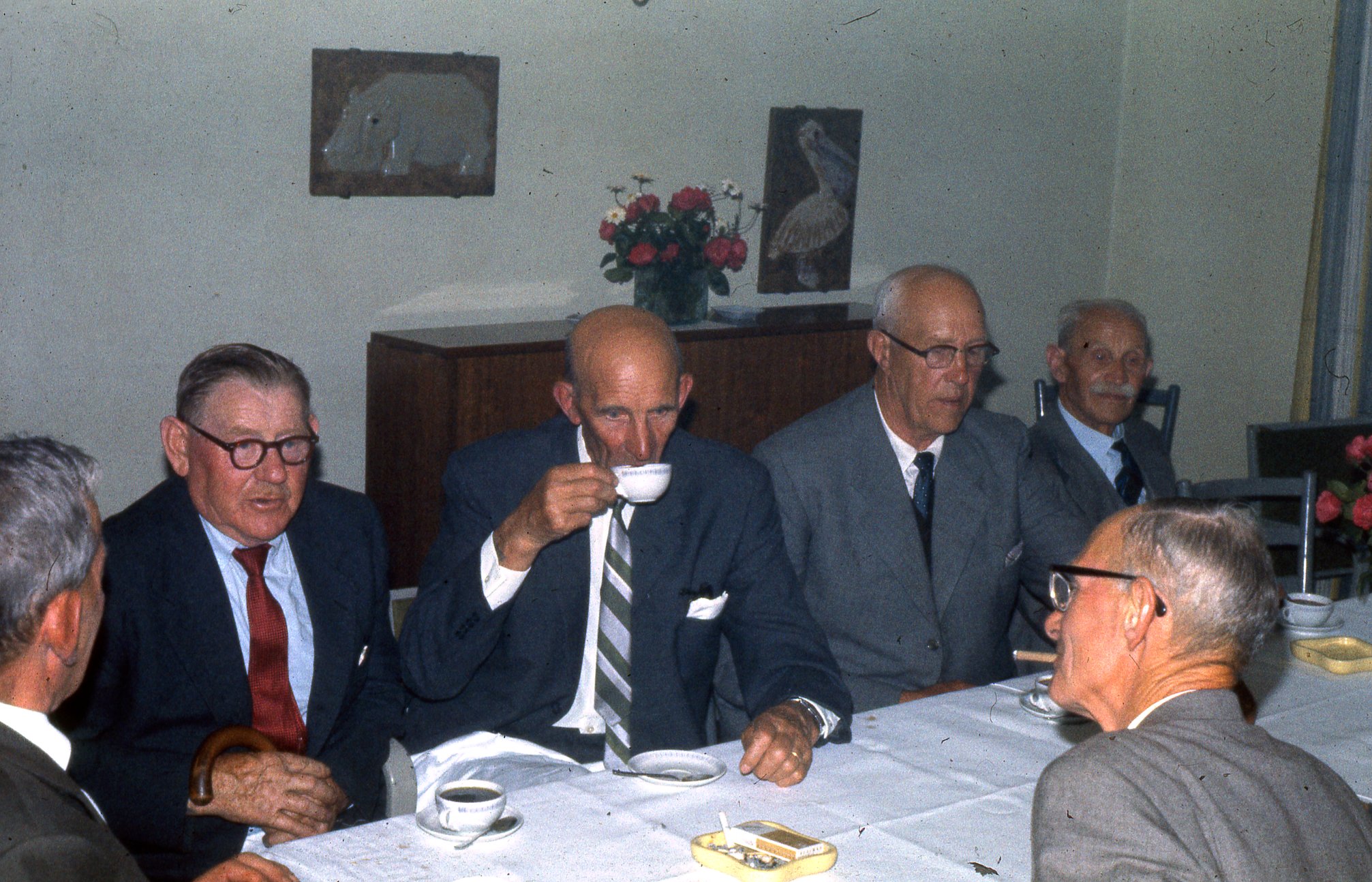 Fabrik Pensionärsutflykt Kyrkhult 1964