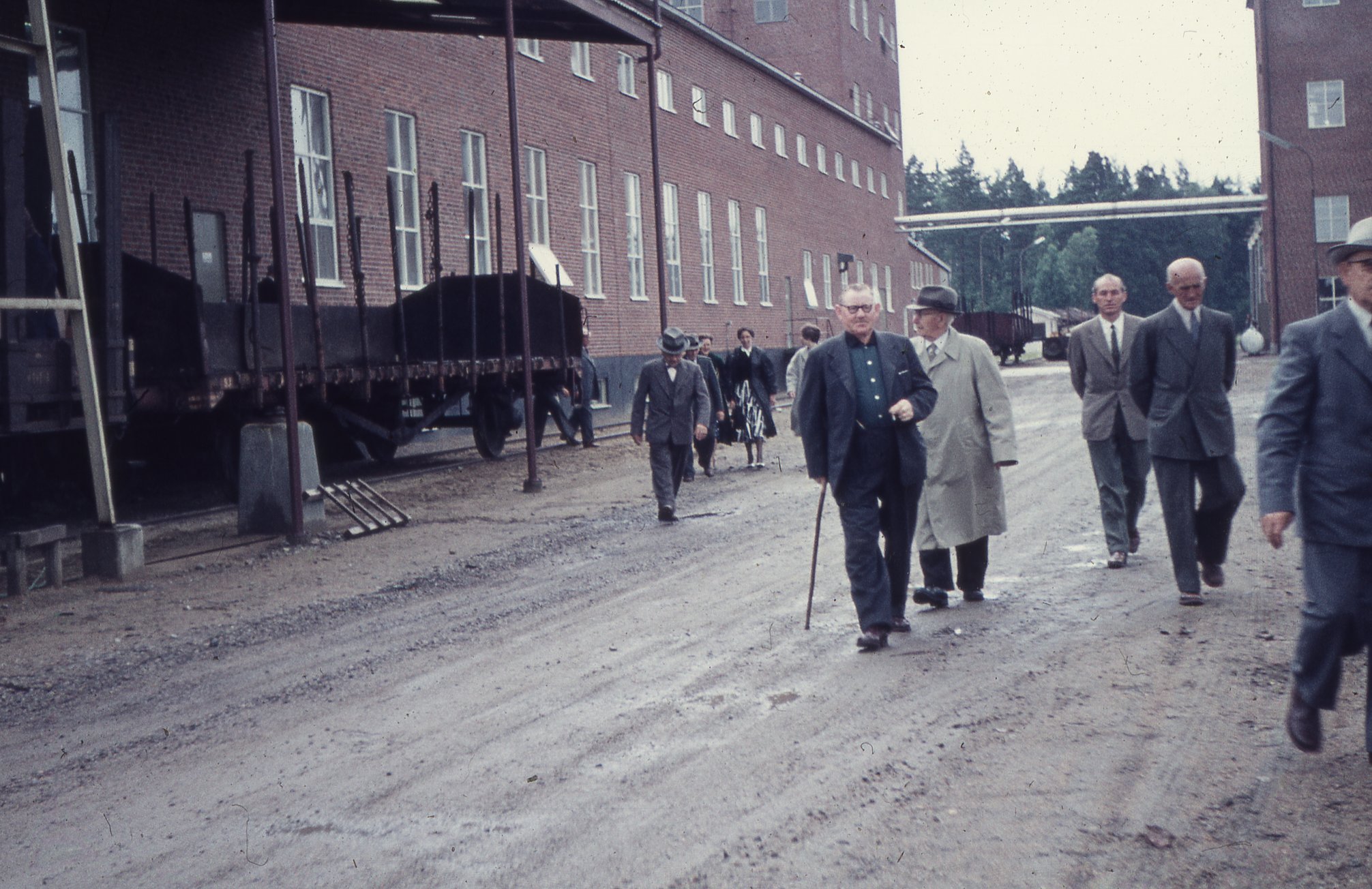 Fabrik Pensionärsutflykt Ballingslöv 1958