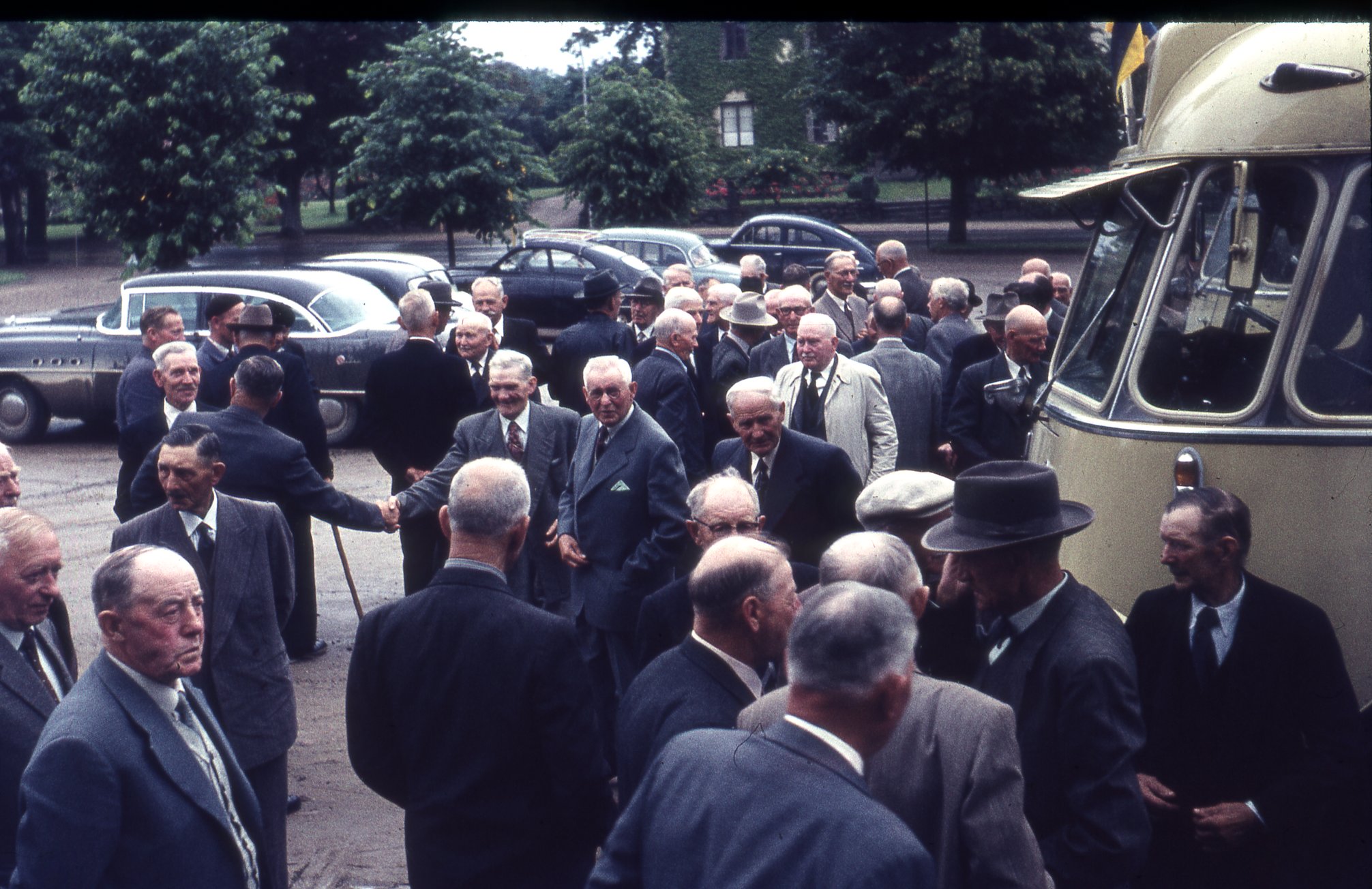 Fabrik Pensionärsutflykt Ballingslöv 1958