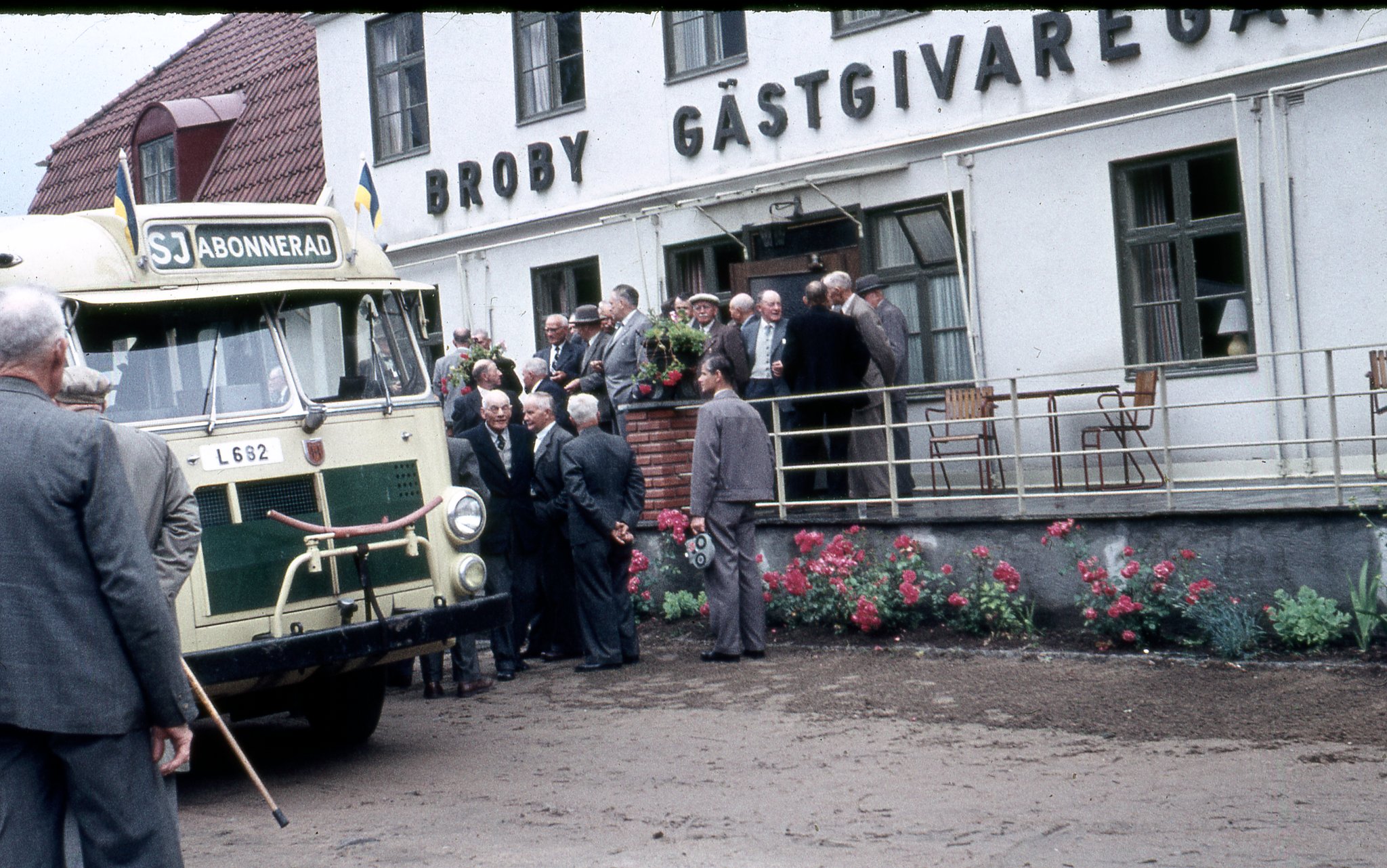 Fabrik Pensionärsutflykt Ballingslöv 1958