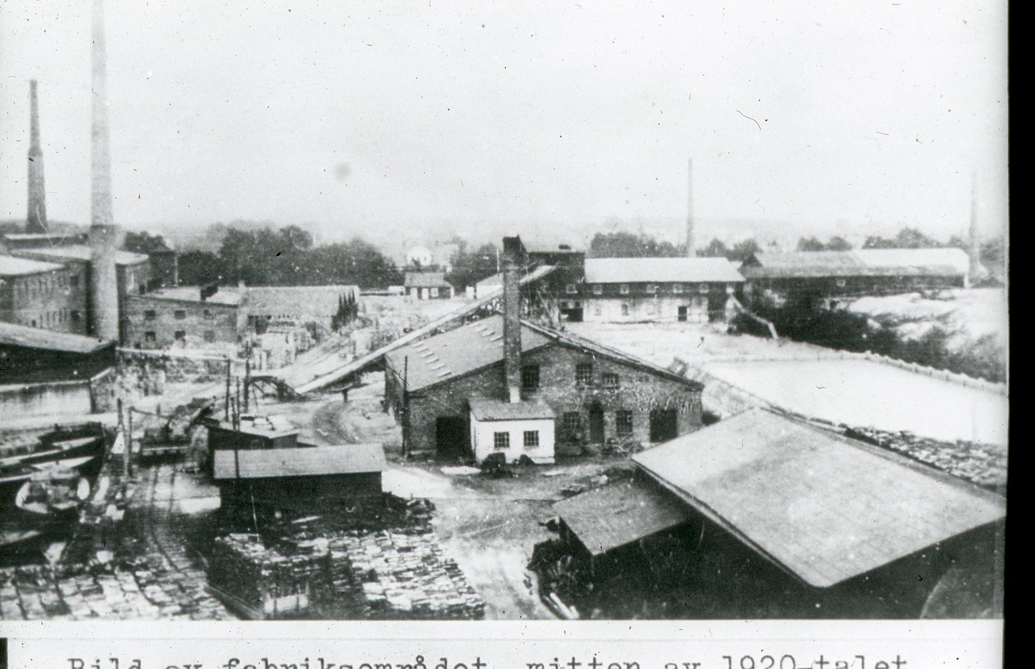 Fabrik Iföverken Cementfabrik Snickeri 1925