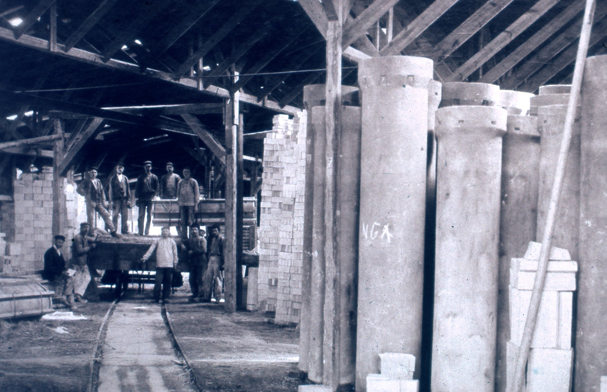 Fabrik Chamottefabriknen Retorttillverkning 1905