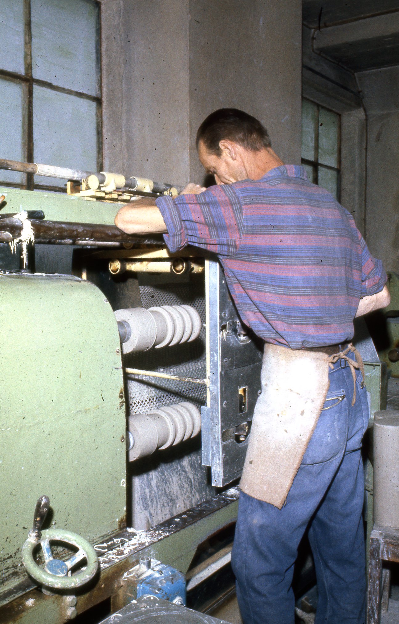 Fabrik Isolatorfabriken Isolator Svarvning