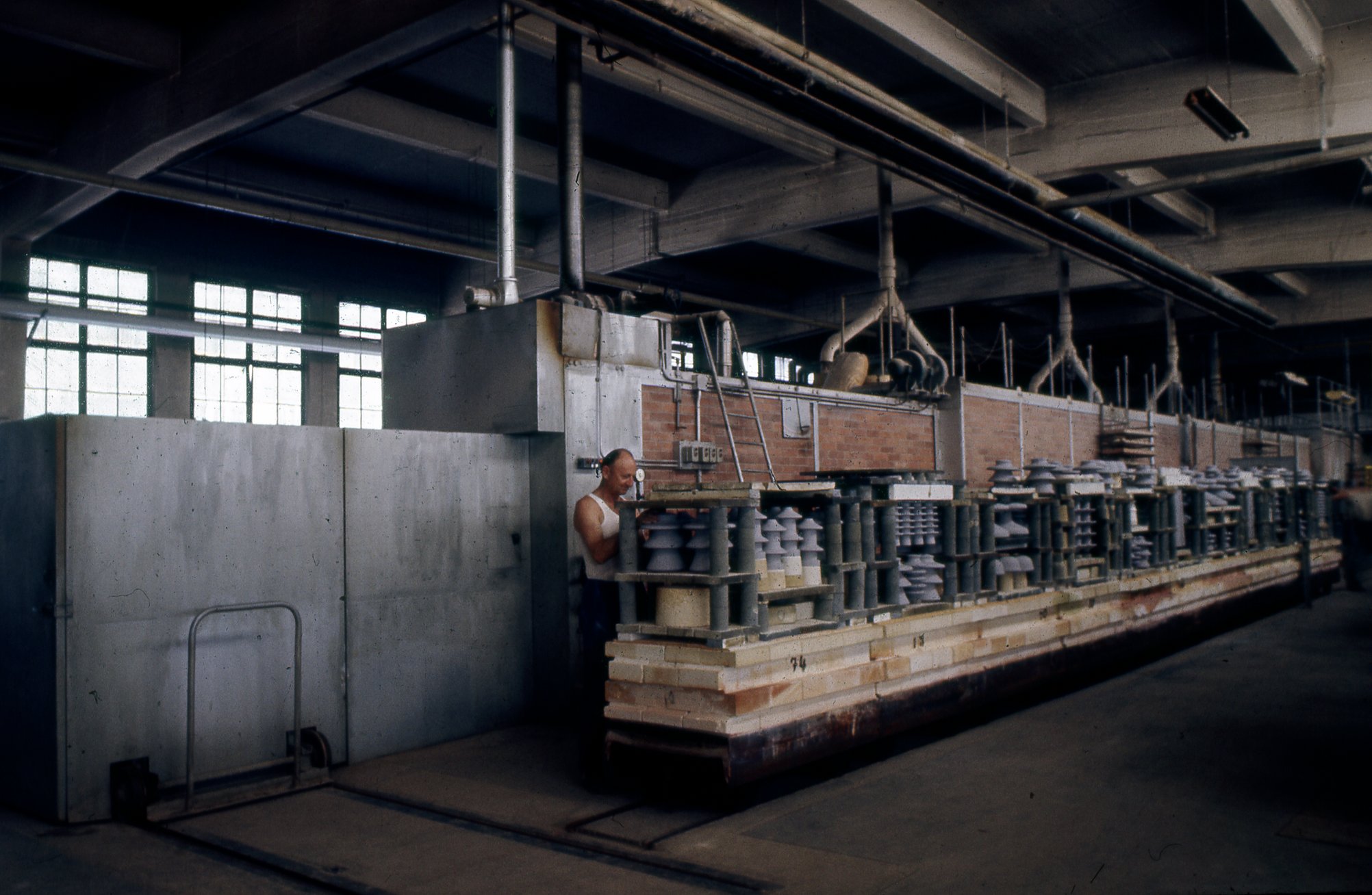 Fabrik Isolatorfabriken Isolatorer Tunnelugn