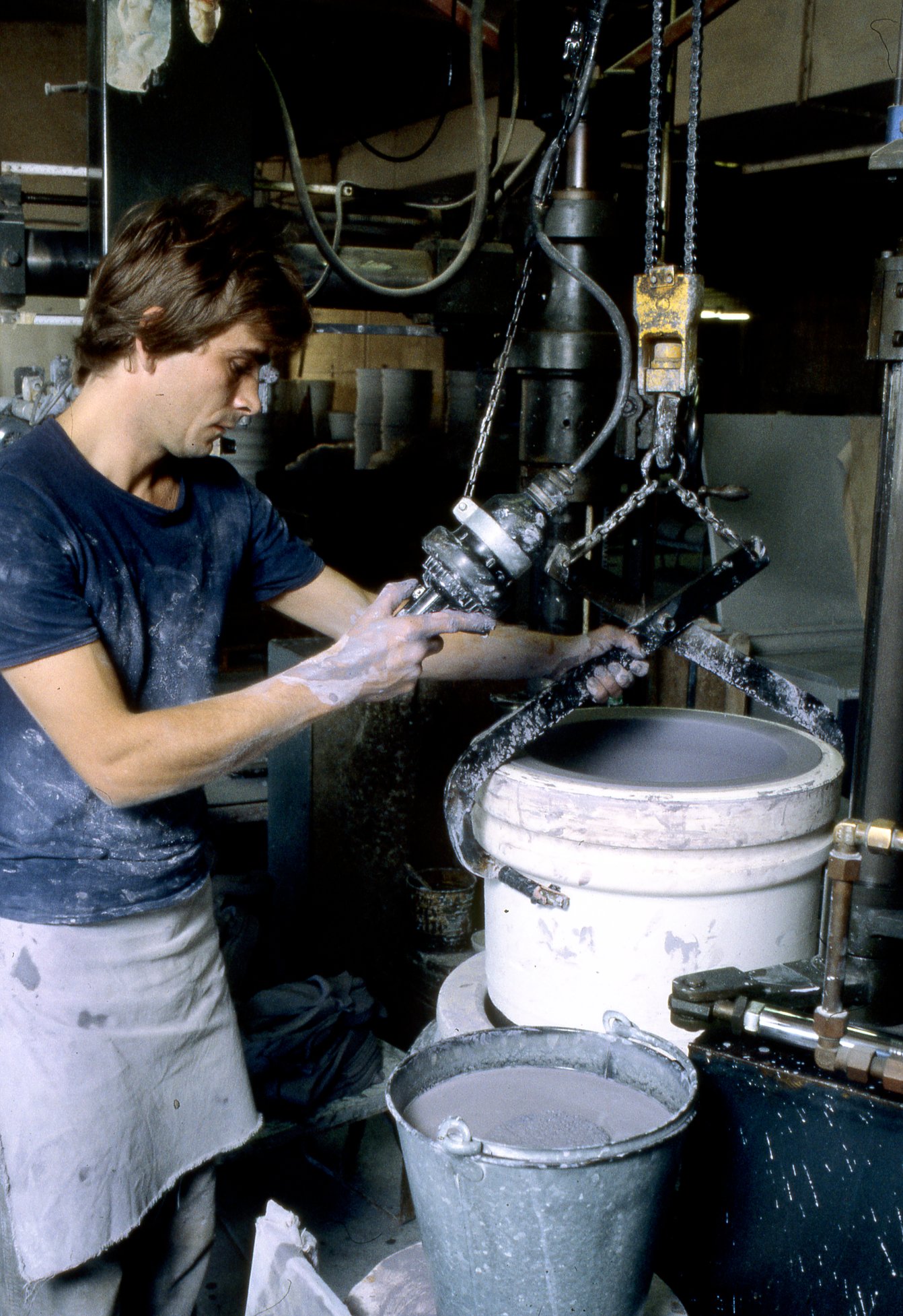 Fabrik Iföverken Isolatorfabriken Informning 1980