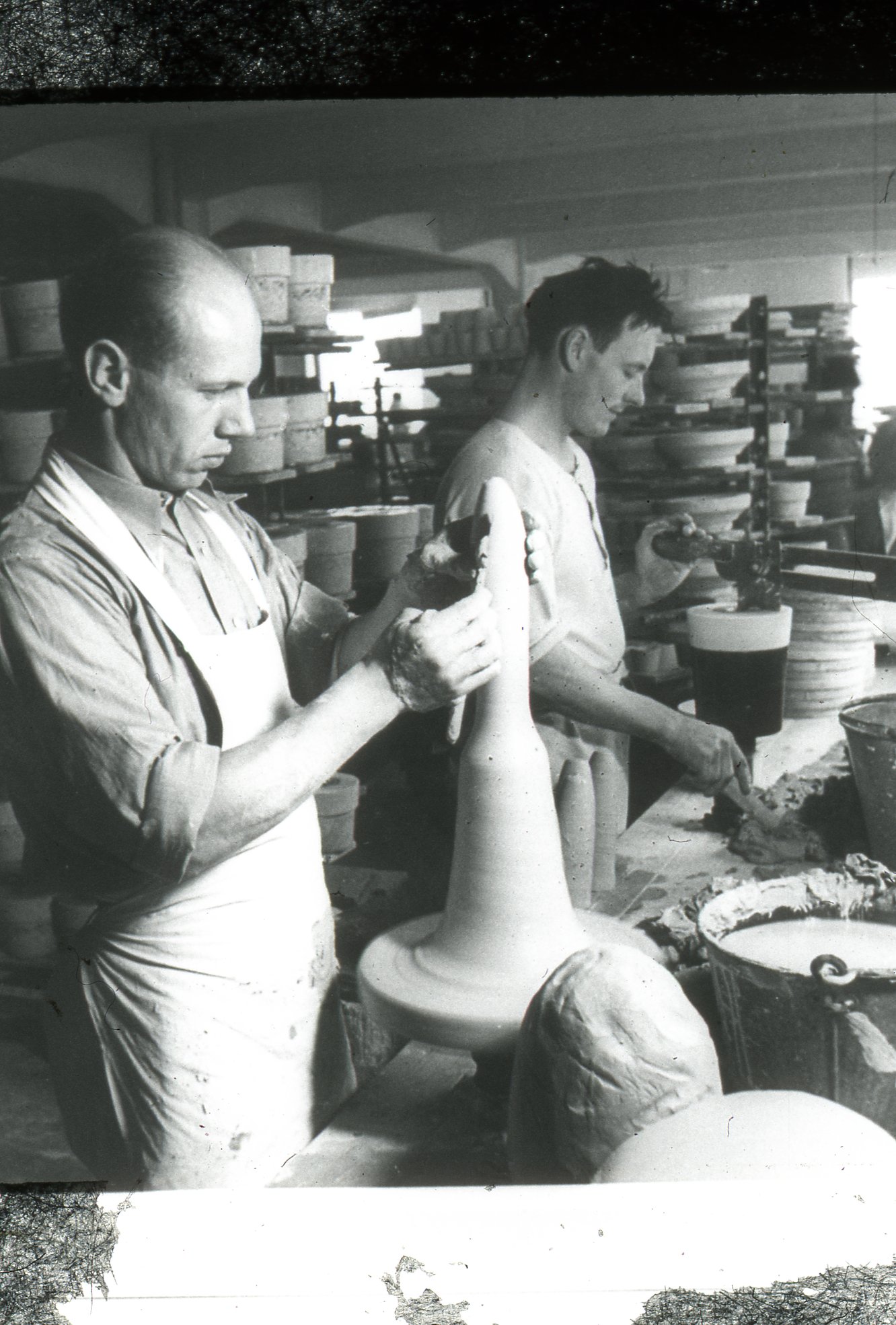 Fabrik Iföverken Isolatorfabriken Drejning 1950