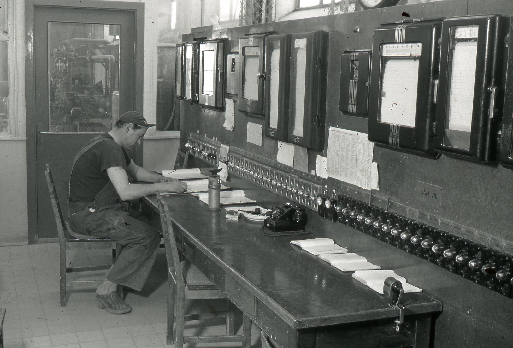 Fabrik Iföverken Isolatorfabriken Brännare Ugnar 1950