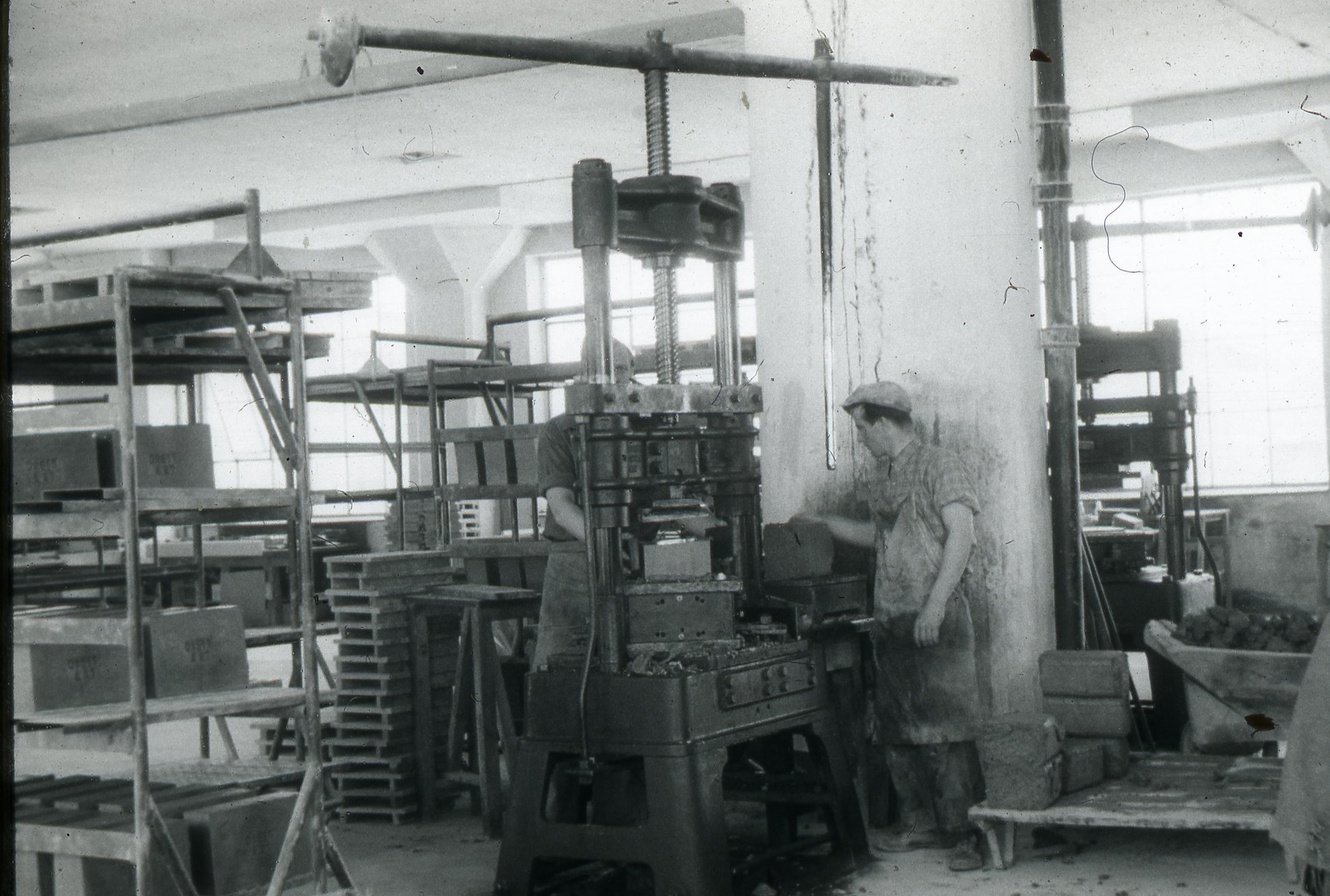 Fabrik Iföverken Chamottetillverkning 1950