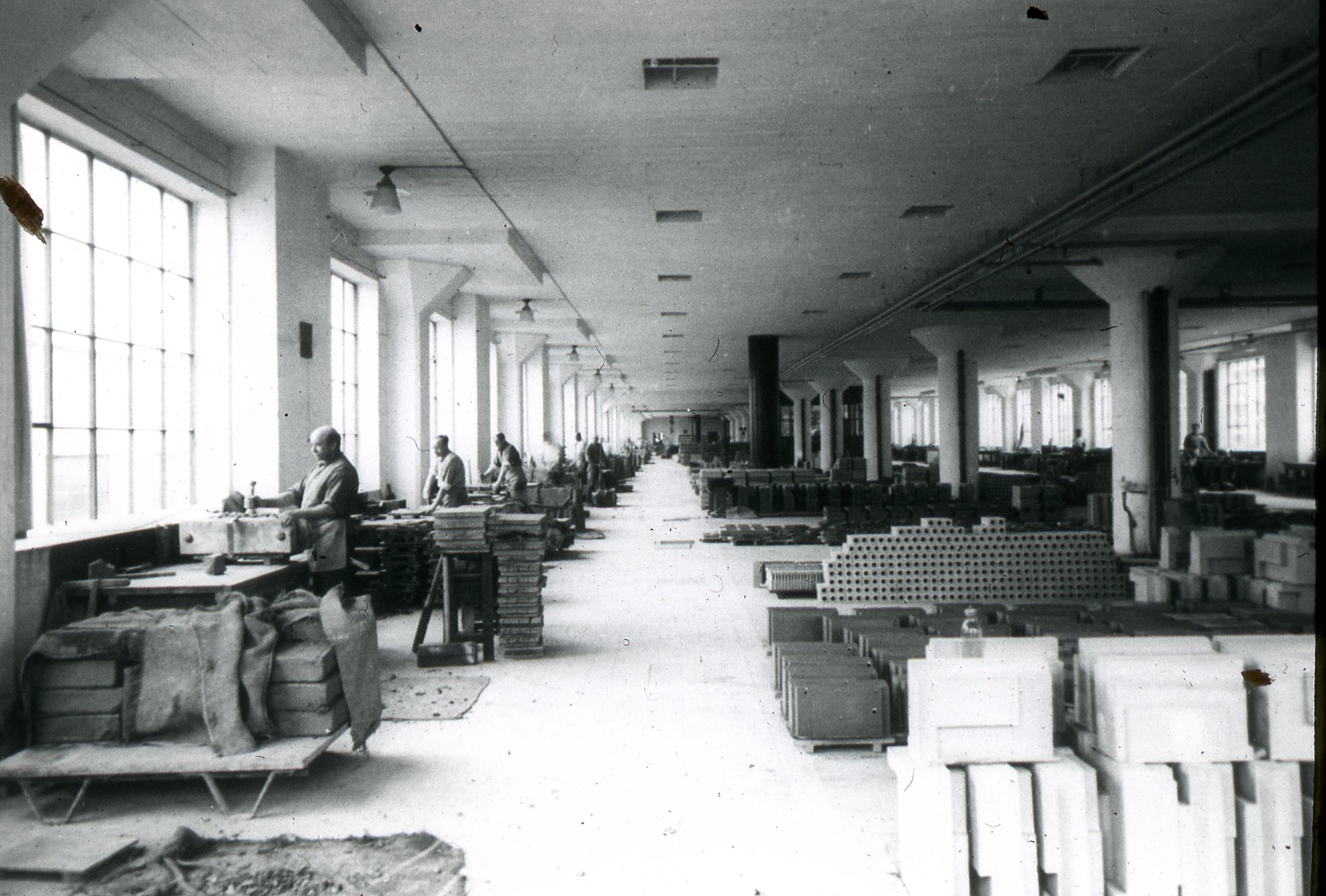 Fabrik Iföverken Chamottetillverkning  1950