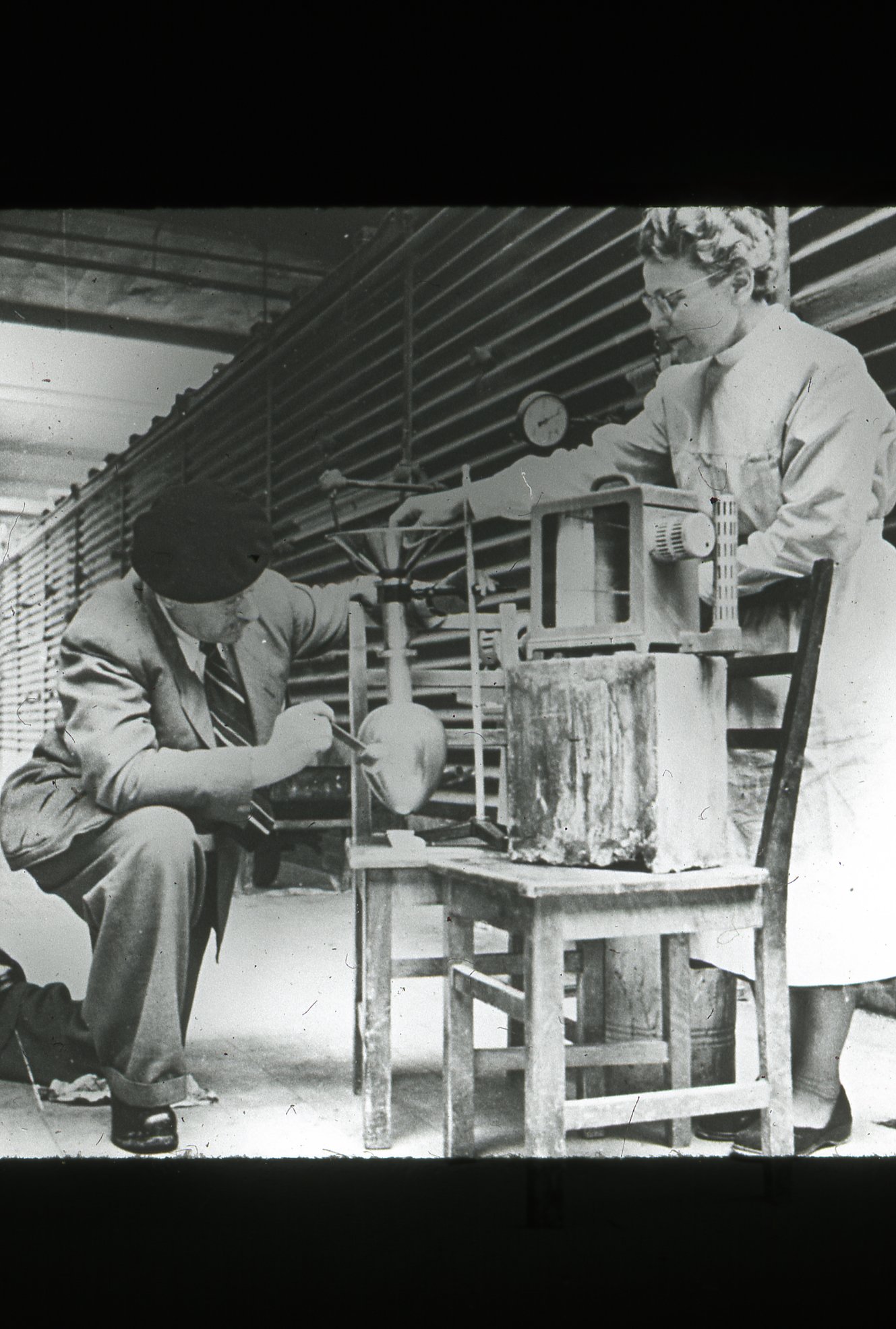 Fabrik Iföverken Företagshällsovård Mätning i Fabrik 1950