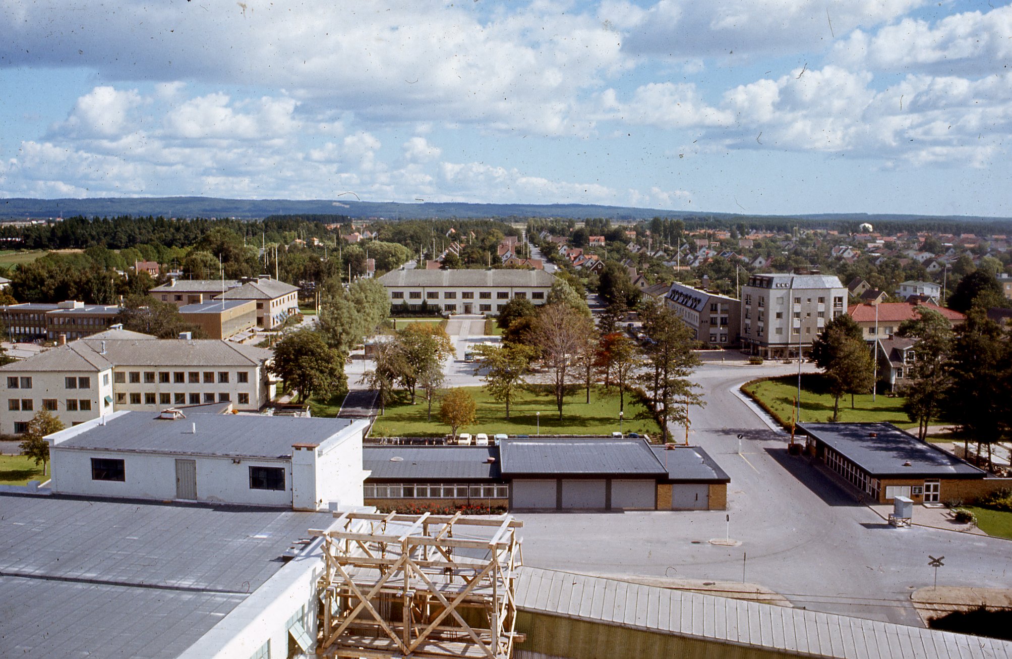 Bromölla Torget Centrum 1970