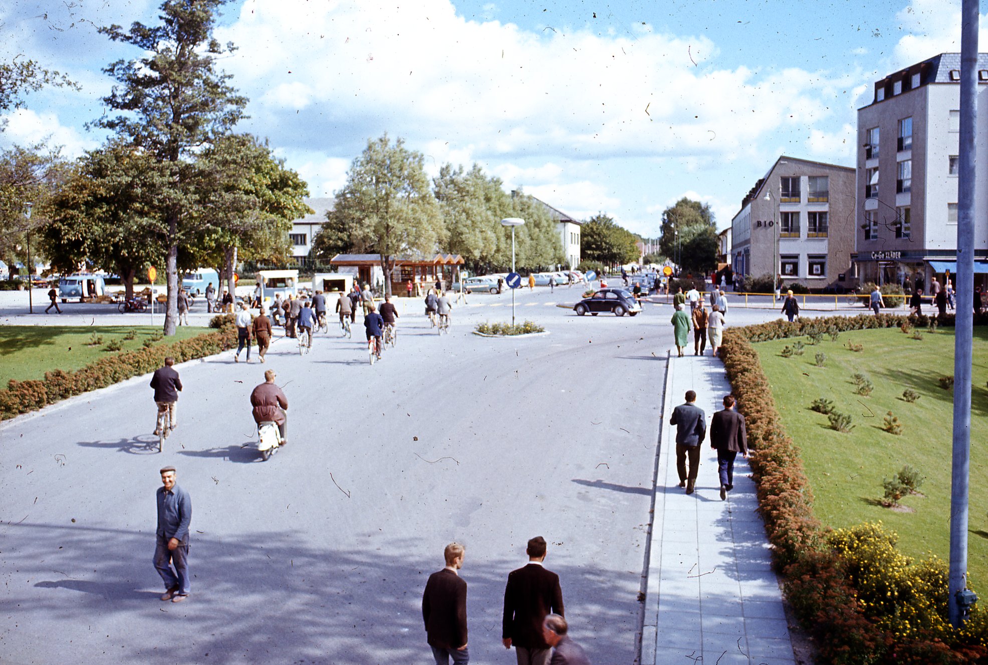 Bromölla Infart Iföverken mot Torget 1960