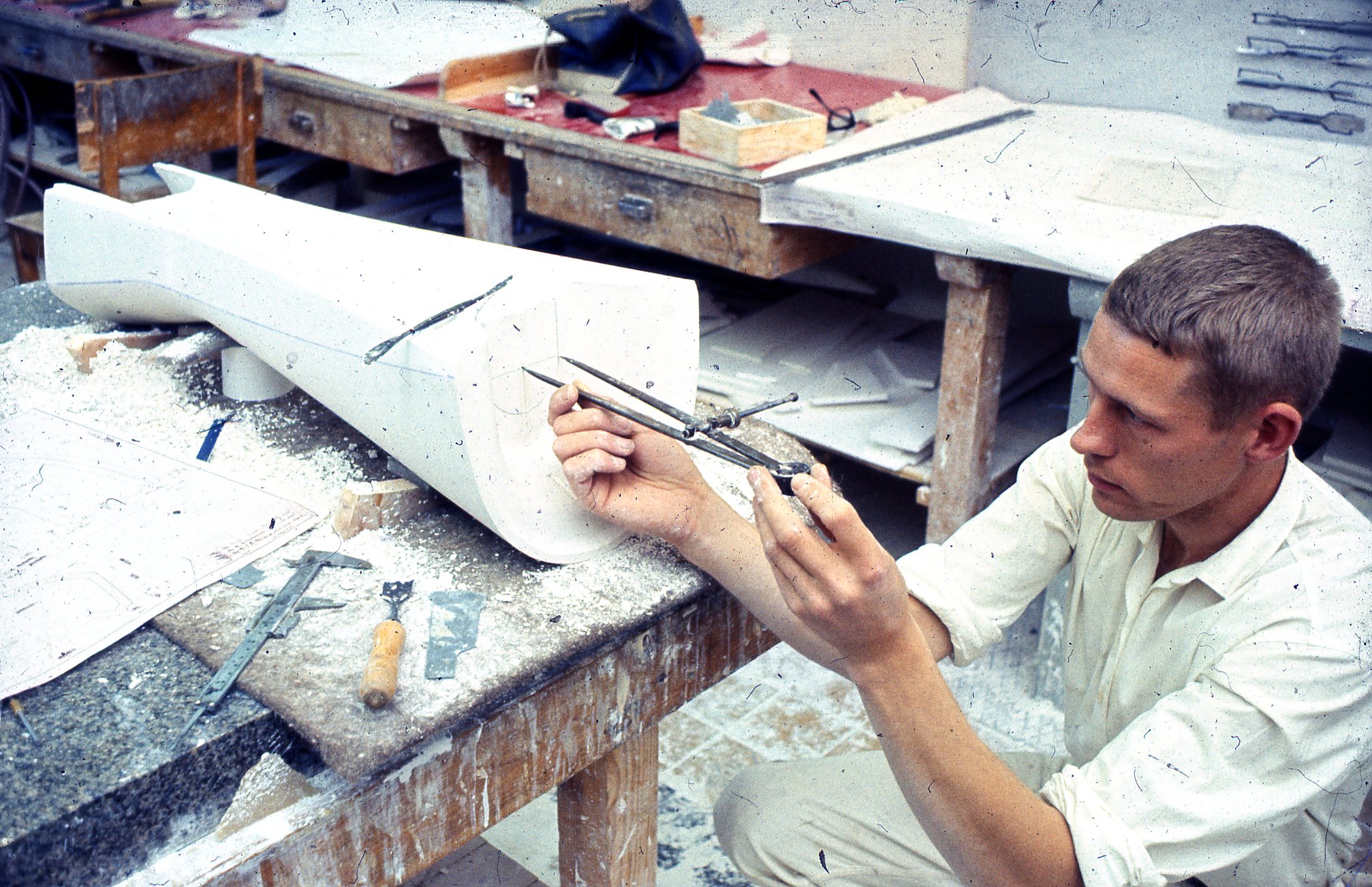 Fabrik Iföverken Sanitetsgodsfabriken Modellverkstan 1970