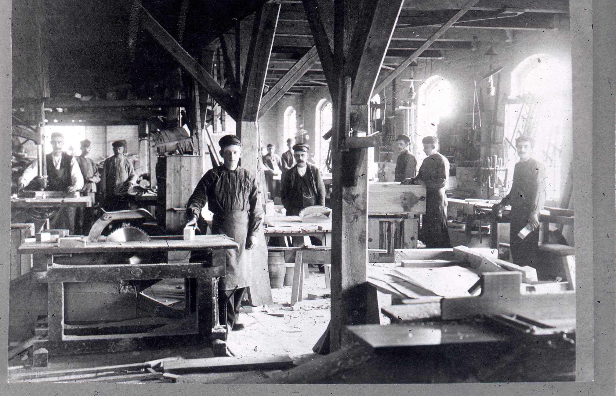 Fabrik Iföverken Snickeriverkstan 1920-tal