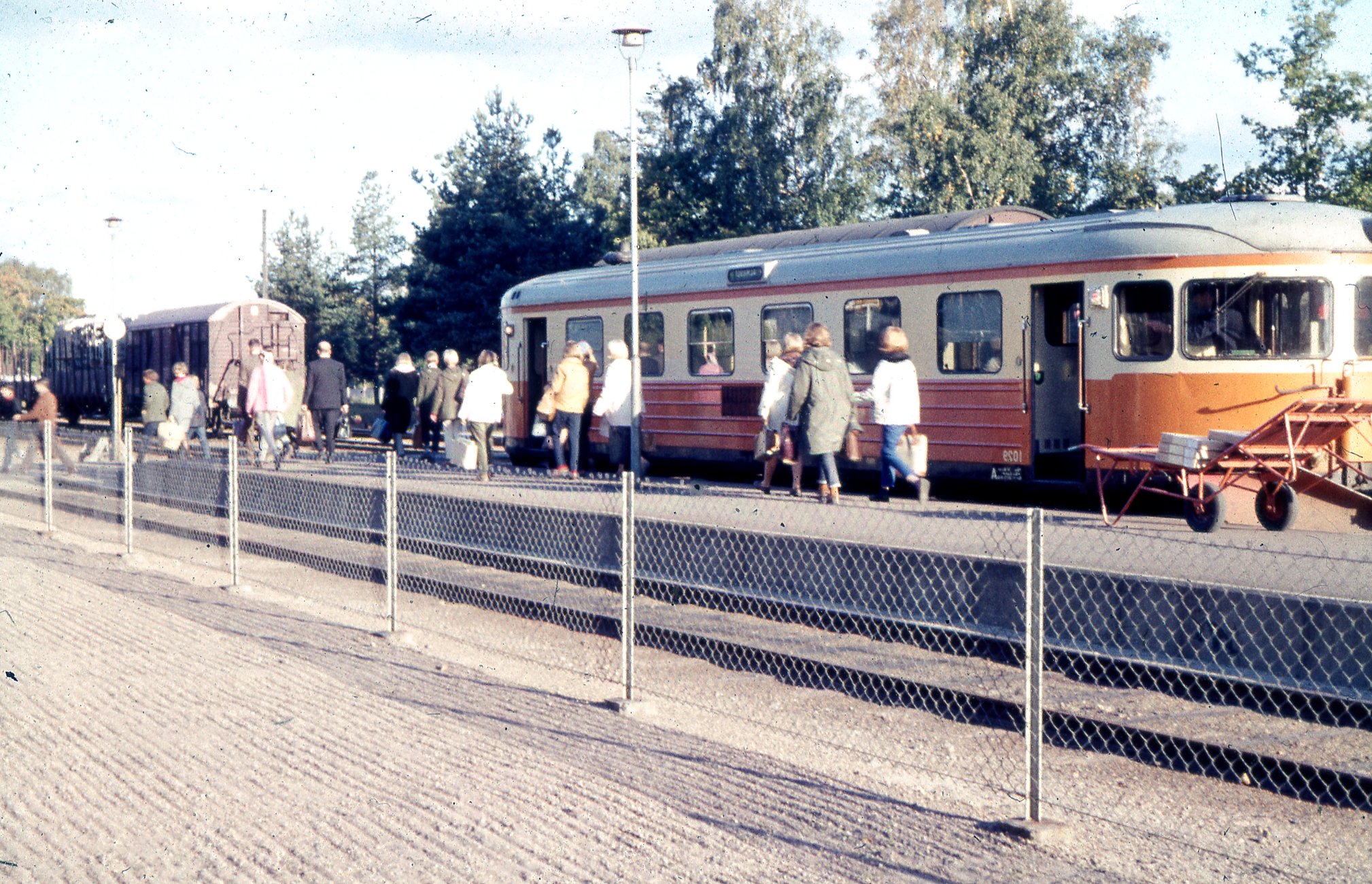 Bromölla Bromölla Station Rälsbuss från Kristianstad