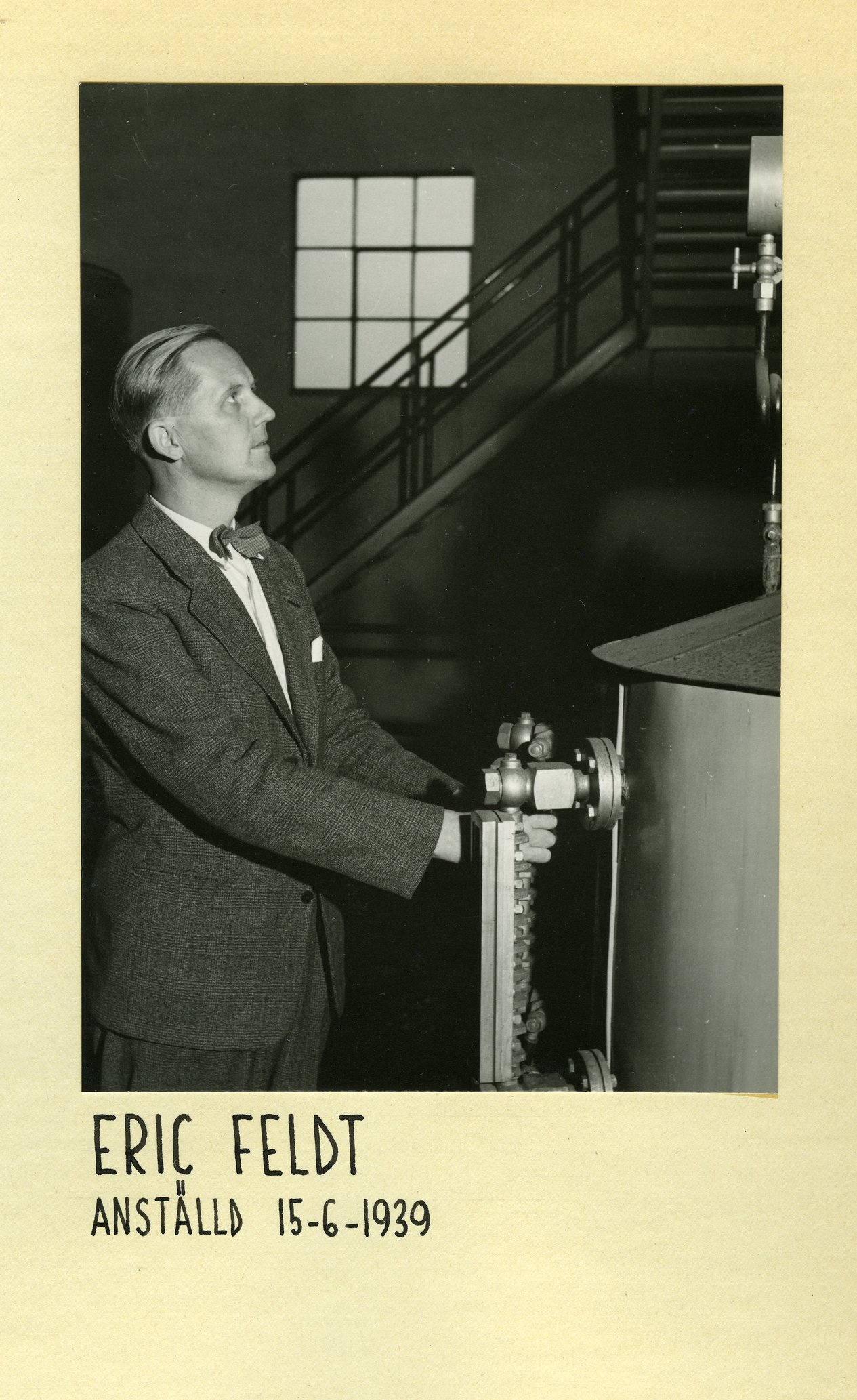 Fabrik Eric Feldt 1955