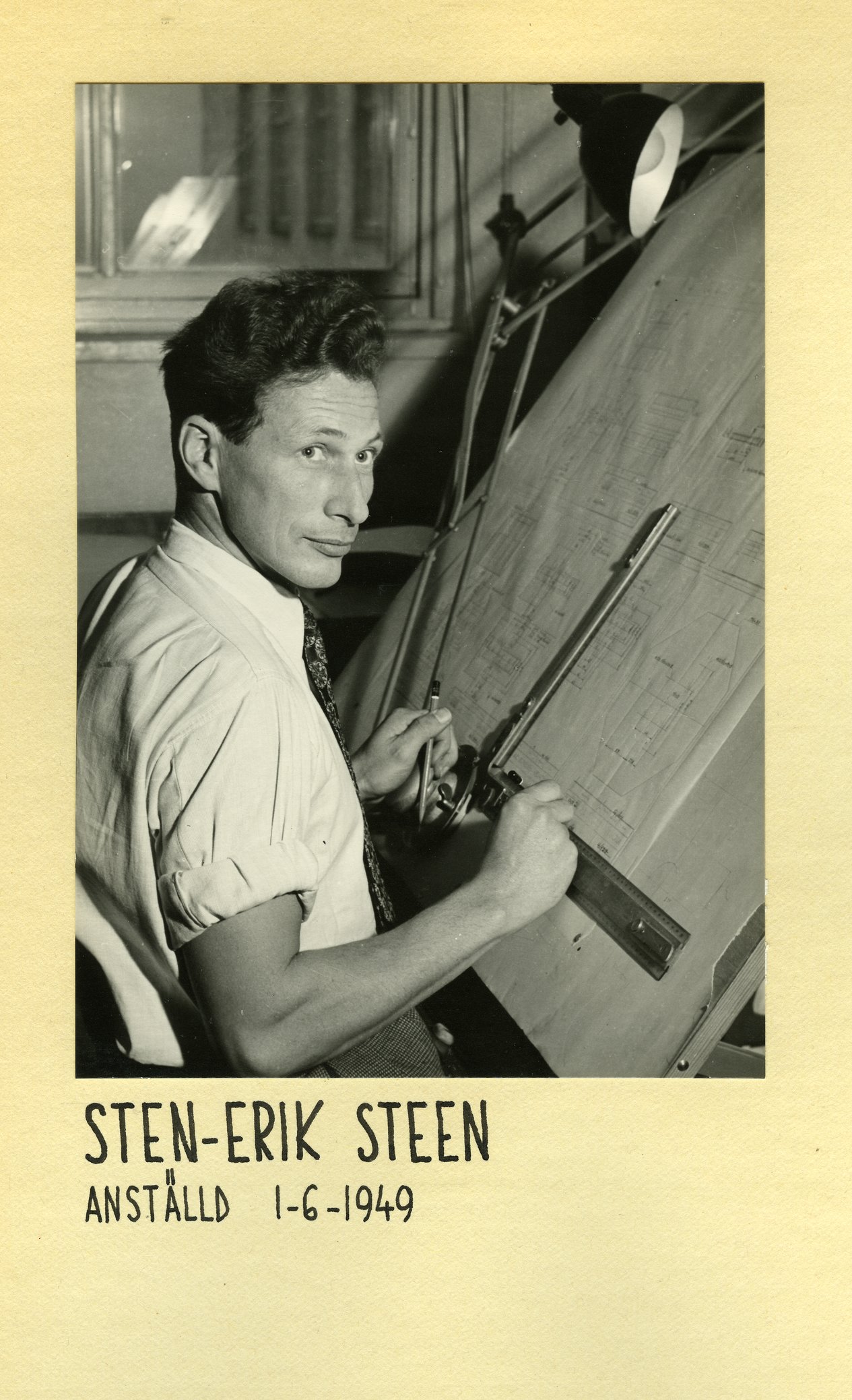 Fabrik Sten-Erik Steen 1955