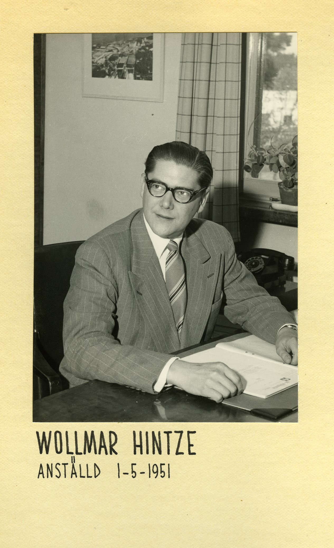 Fabrik Wollmar Hintze 1955