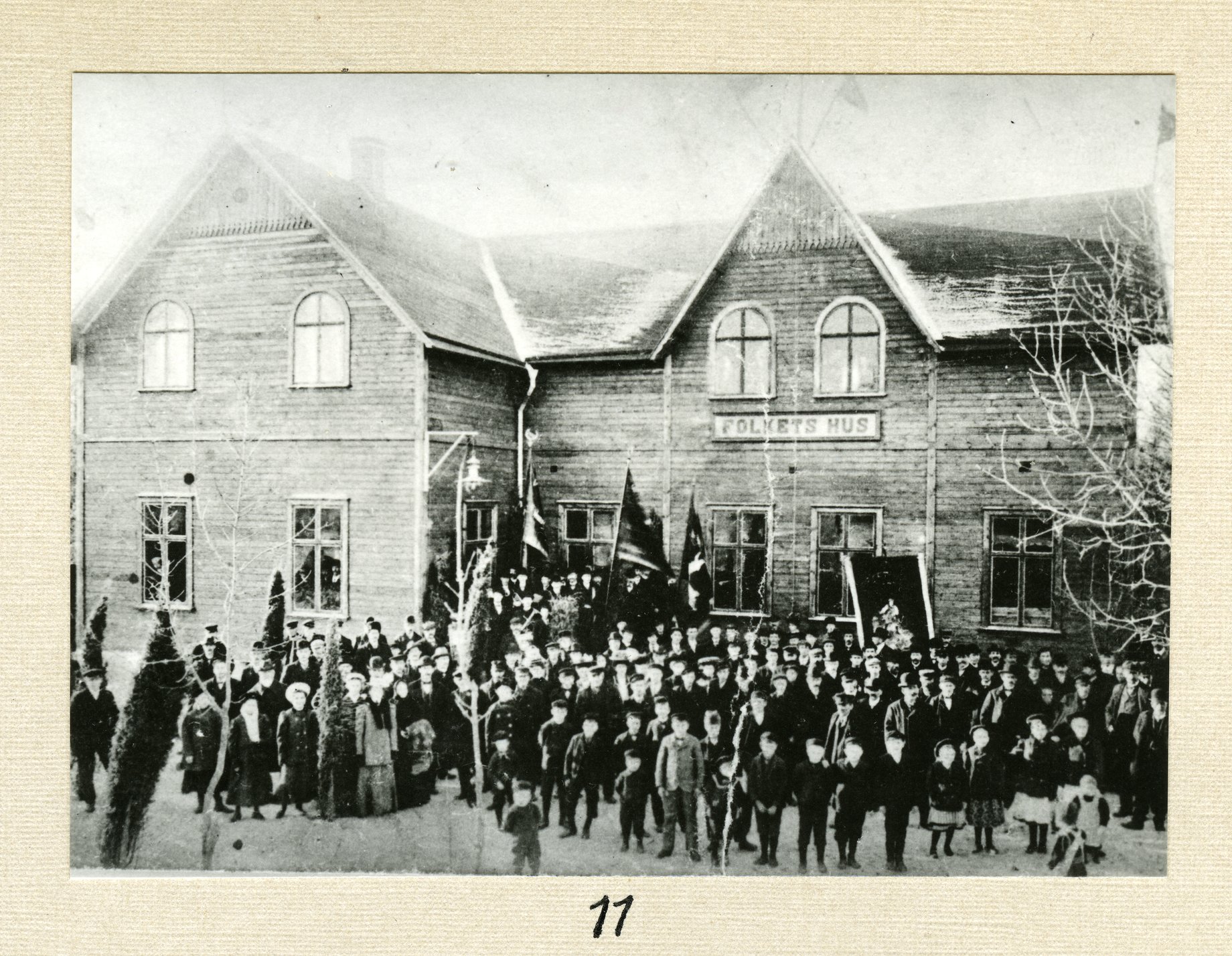 Bromölla Storgatan Invigning av Fokets Hus 15/11 1908 Revs 1939