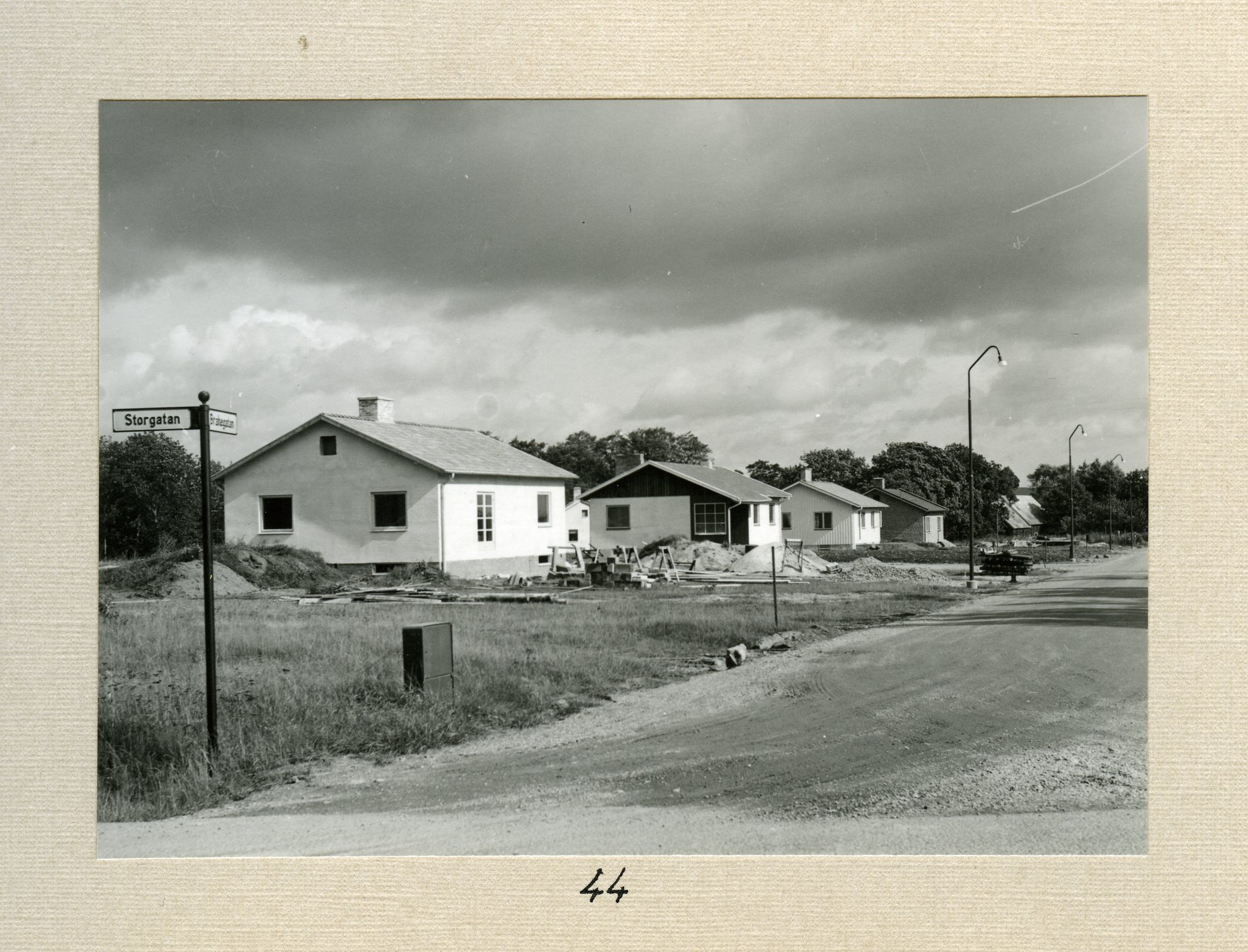 Bromölla Hus Storgatan Brahegatan Kv Forsen 1954