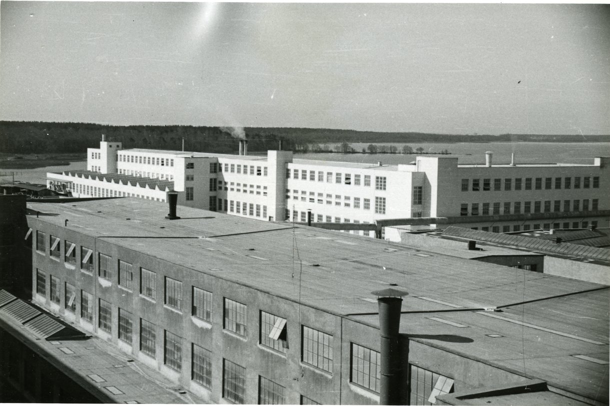 Fabrik Iföverken Grått Sanitetsgodsfabriken Vit Pressgodsfabriken 1950