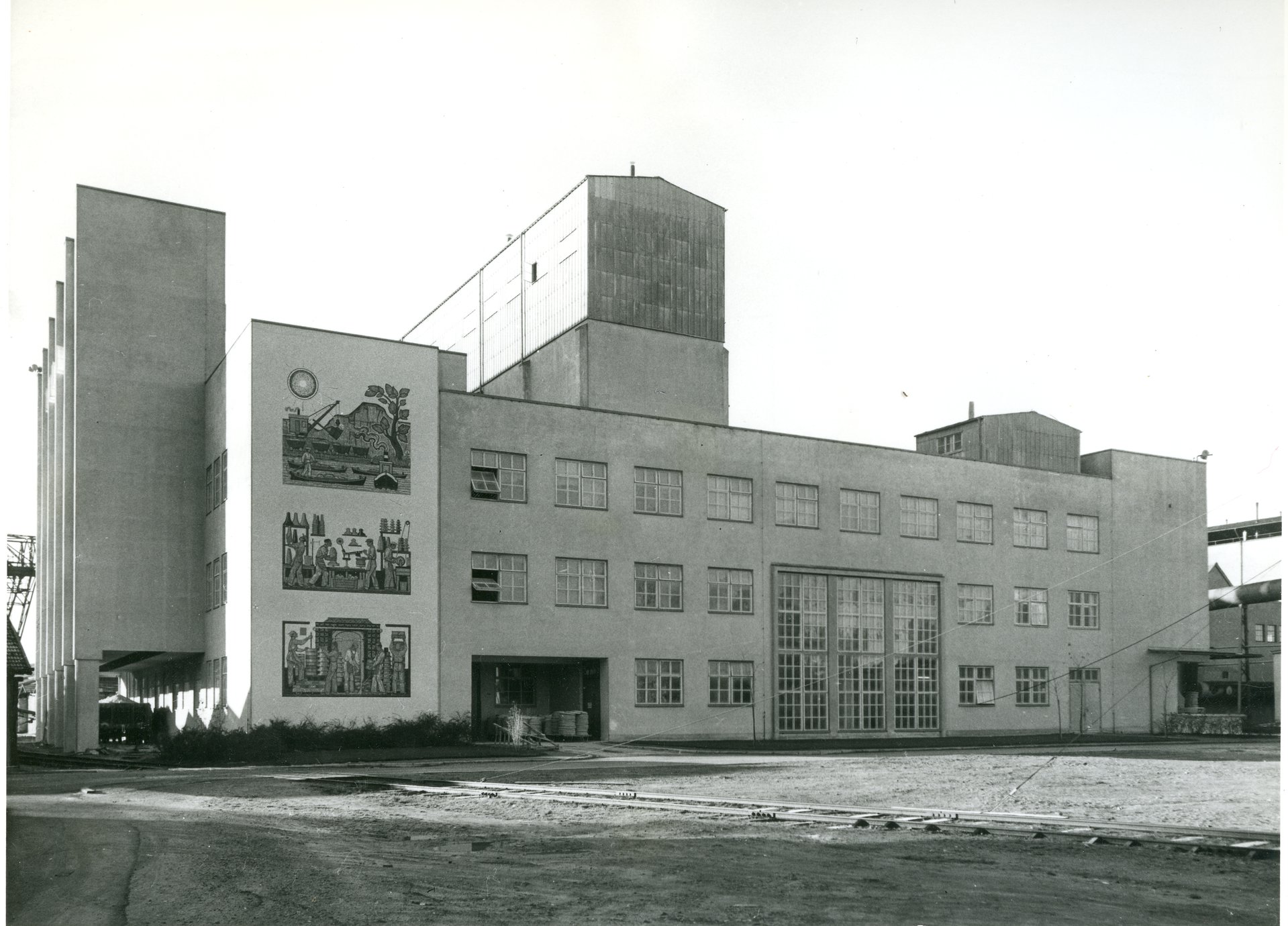 Fabrik Iföverken Malverket med Gehlins Mosaik 1950