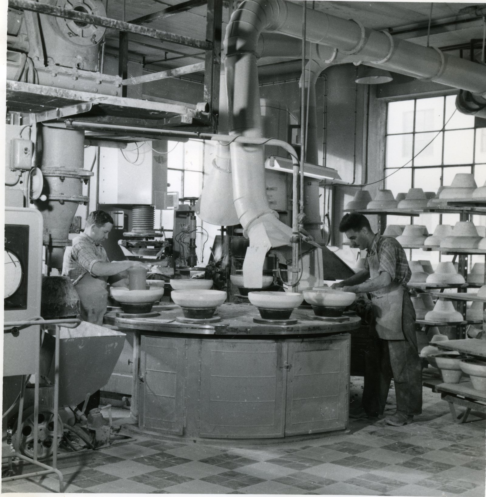 Fabrik Iföverken Isolatorfabriken Informning Massa 1950