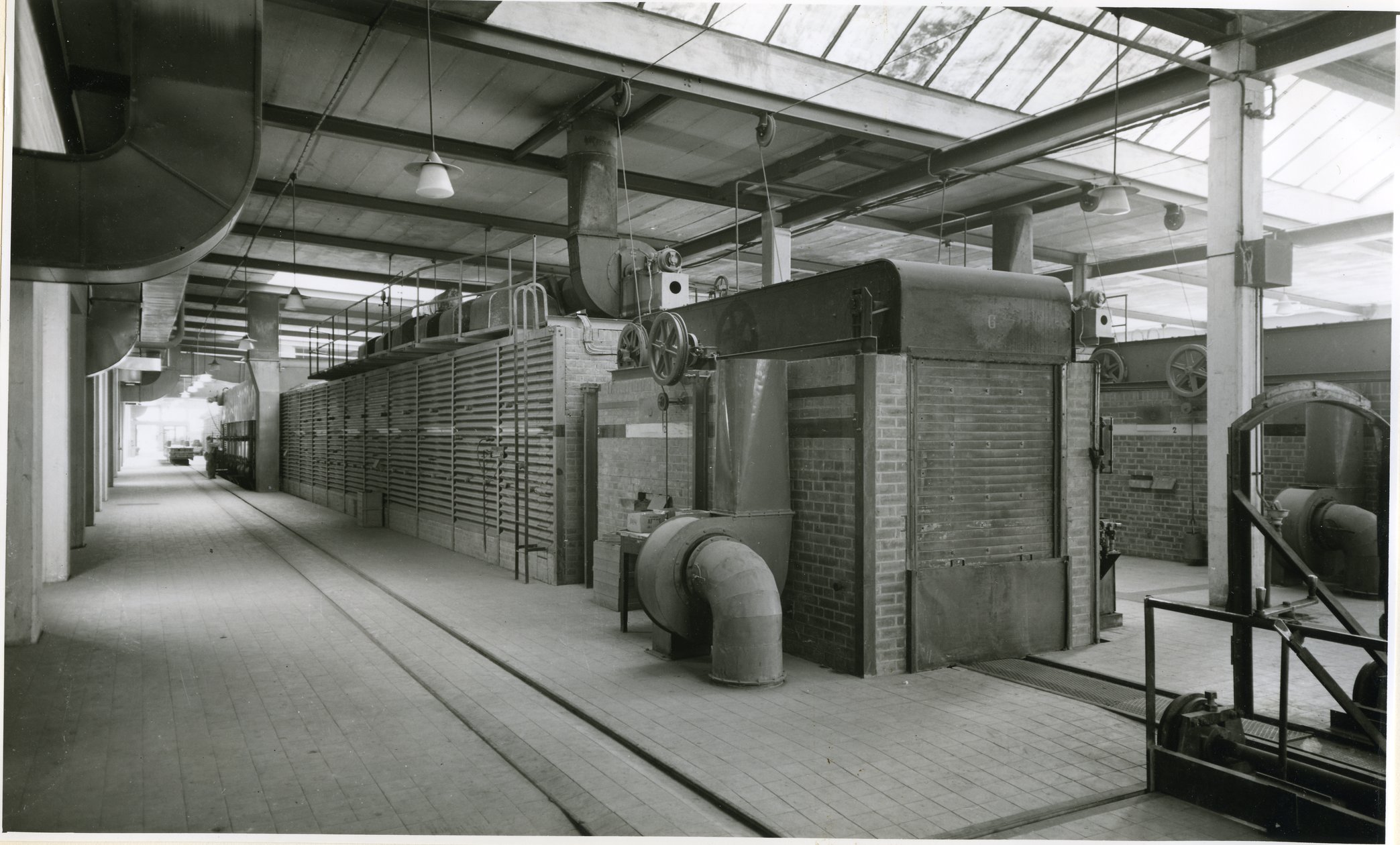 Fabrik Iföverken Sanitetsgodsfabriken Tunnelugn 1950