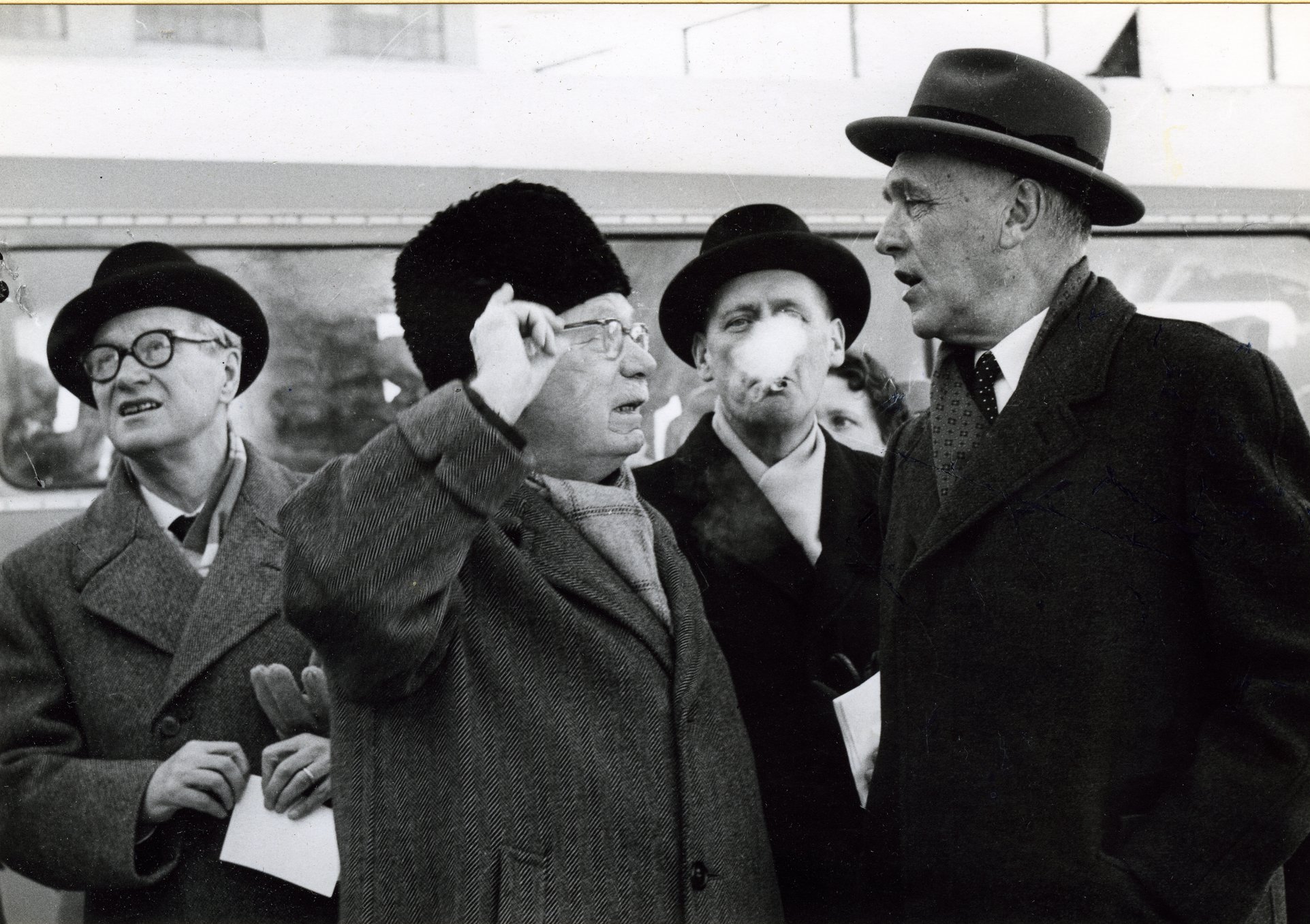 Fabrik Iföverken Bevillningsutskott studieresa från Kristianstad 1958