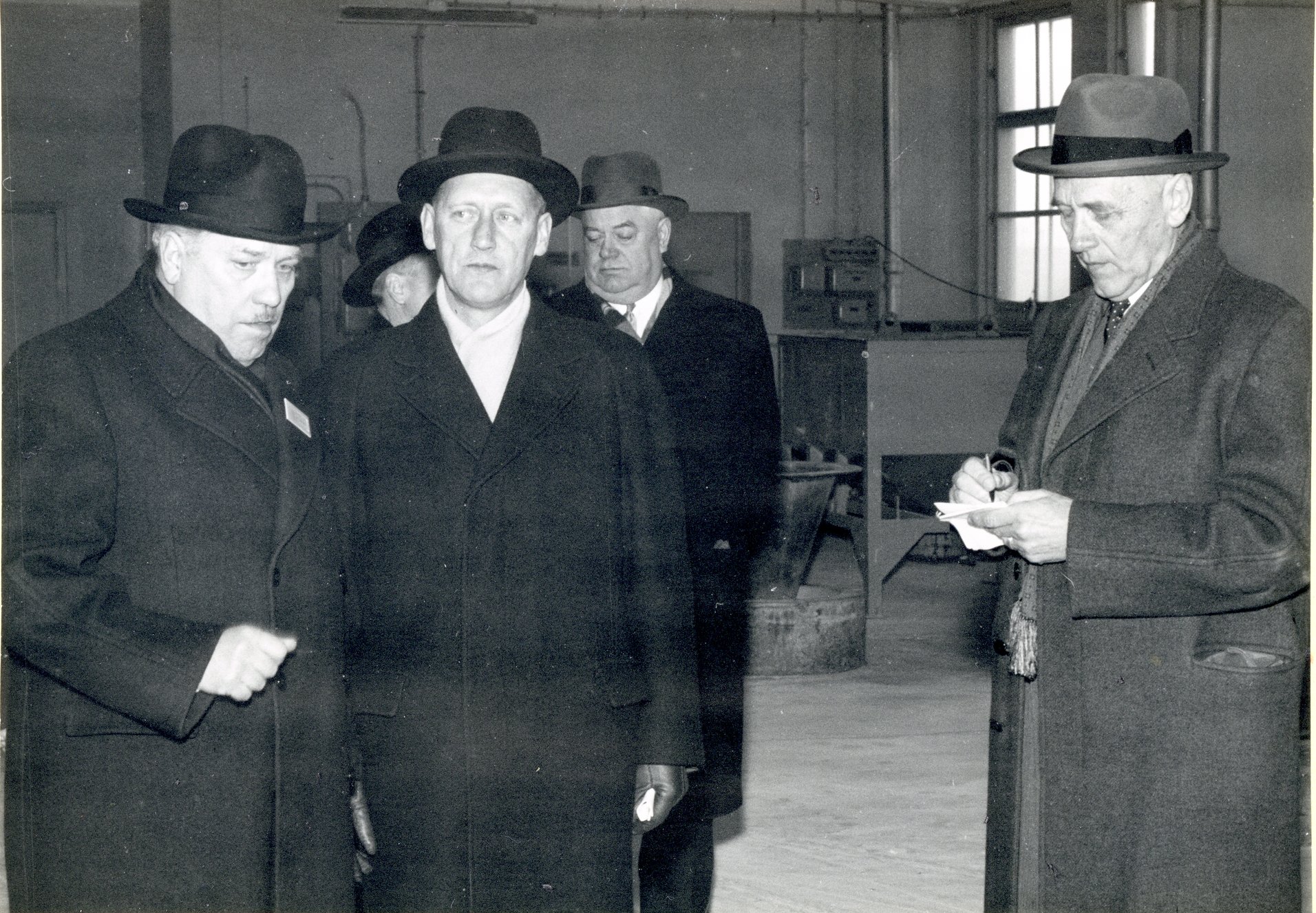 Fabrik Iföverken Bevillningsutskott studieresa från Kristianstad 1958