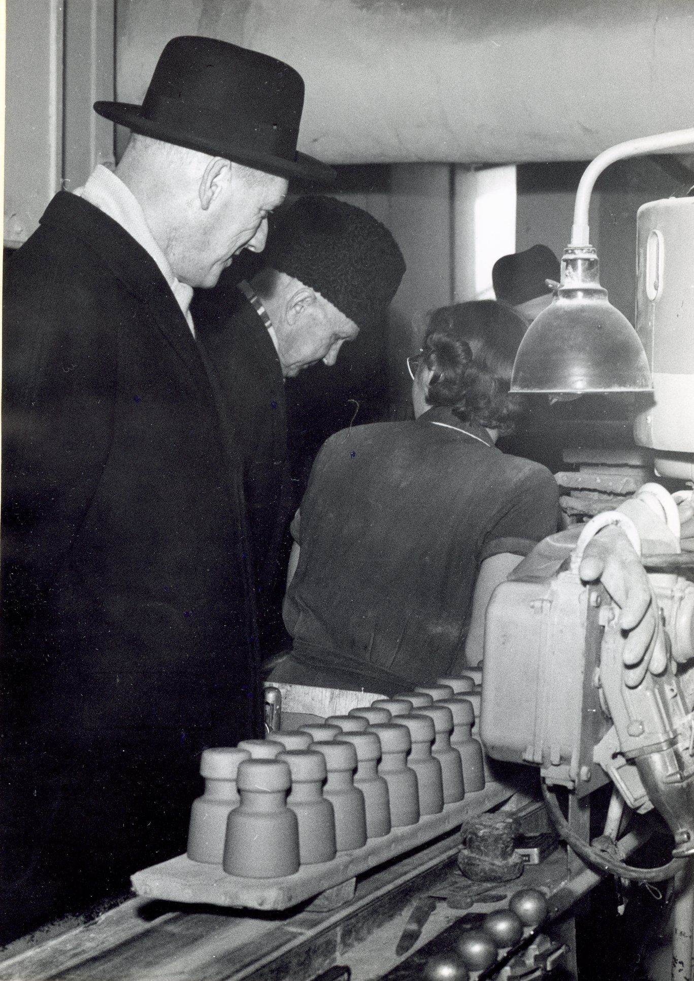 Fabrik Iföverken Bevillningsutskott studieresa från Kristianstad 1958