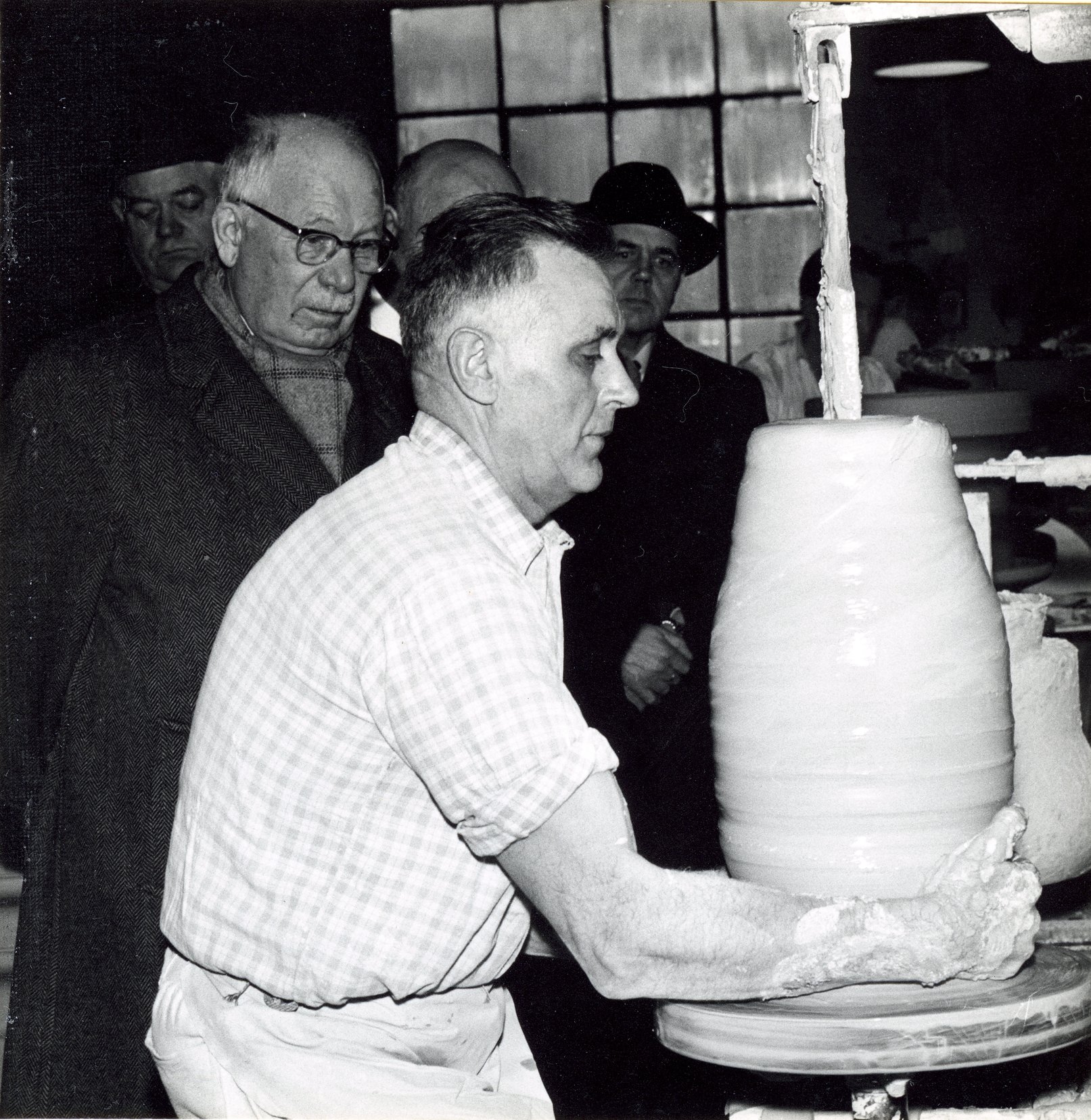 Fabrik Iföverken Bevillningsutskott studieresa från Kristianstad 1958