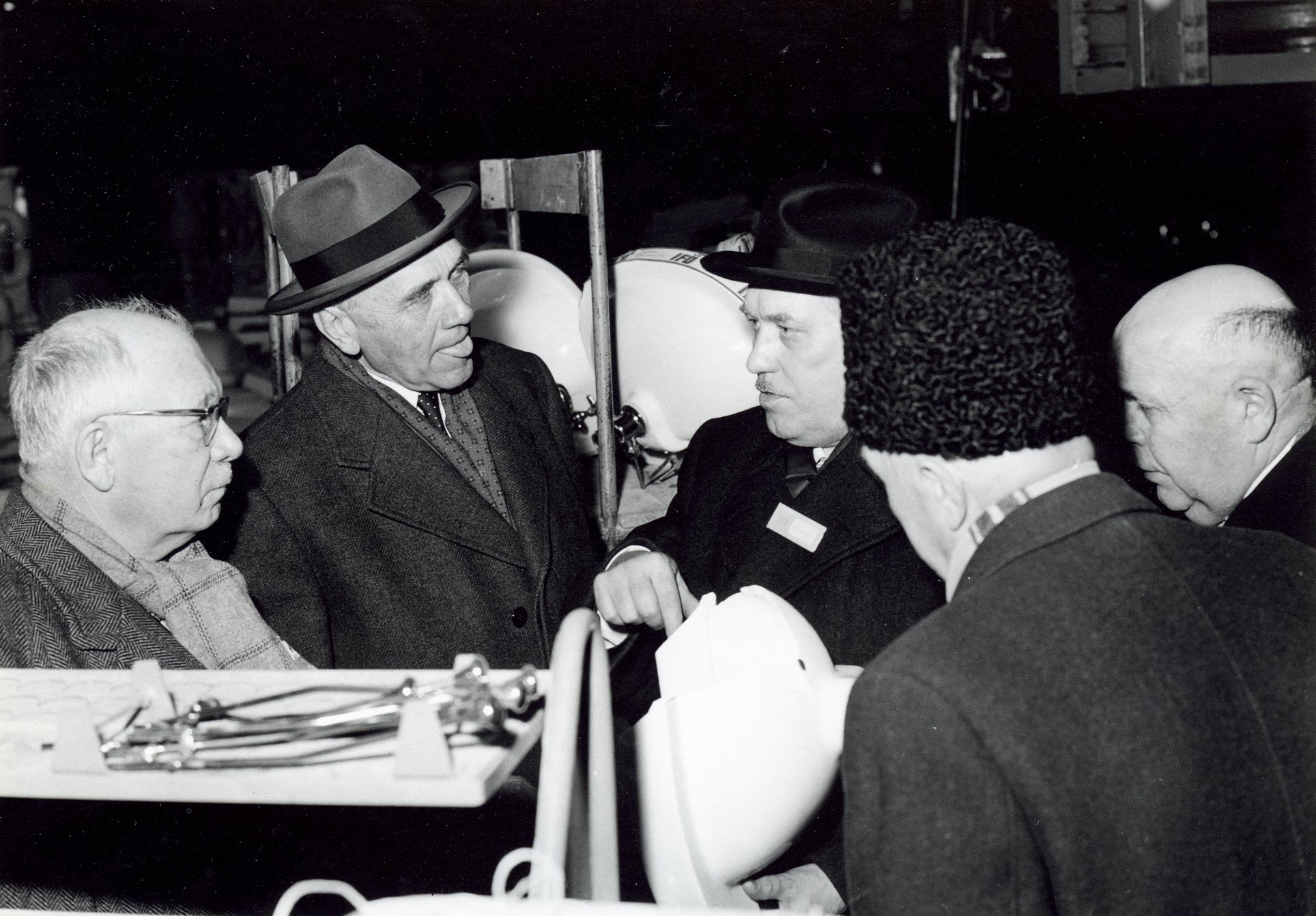 Fabrik Iföverken Bevillningsutskott studieresa från Kristianstad 1958