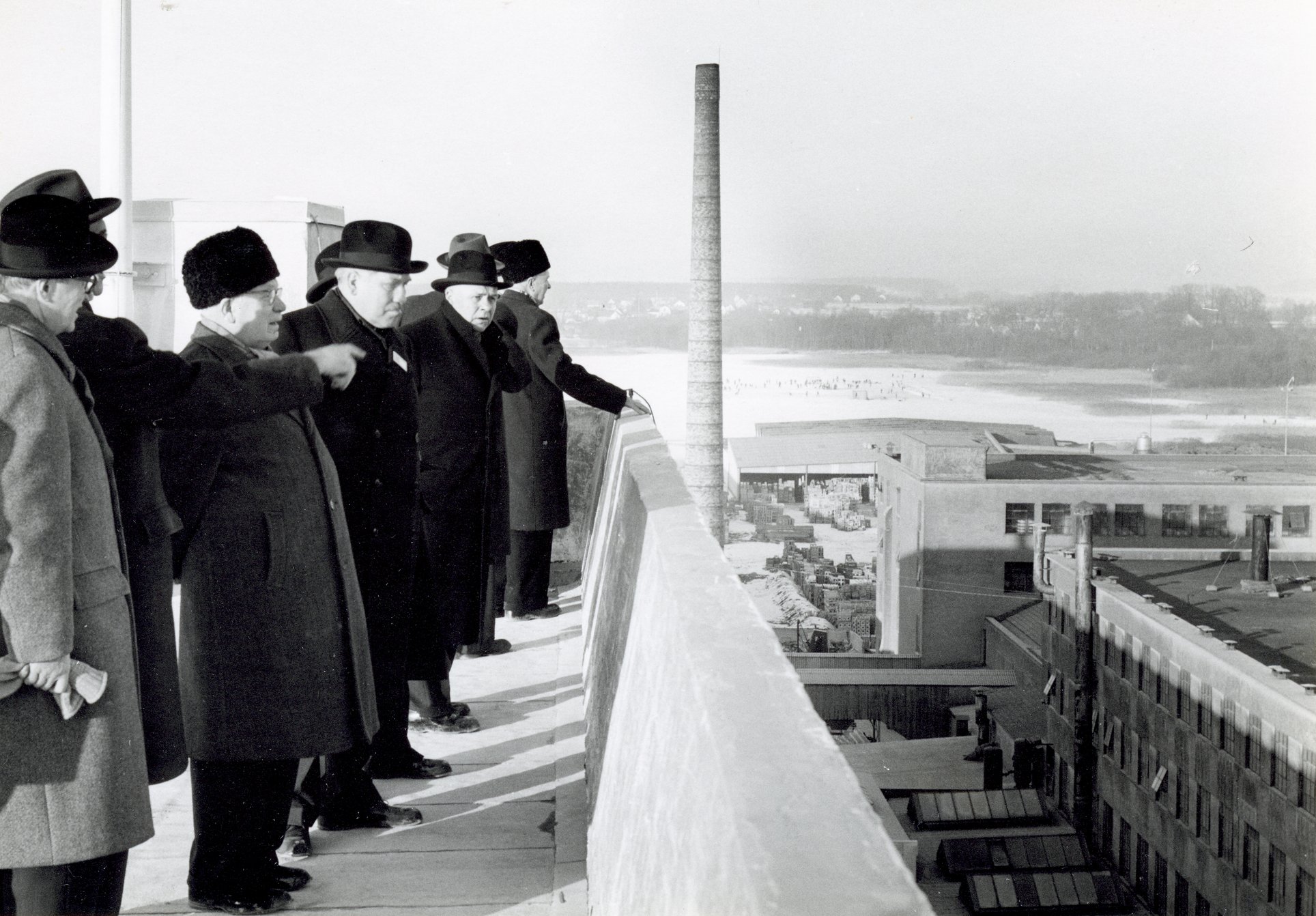 Fabrik Iföverken Bevillningsutskott studieresa från Kristianstad 1958