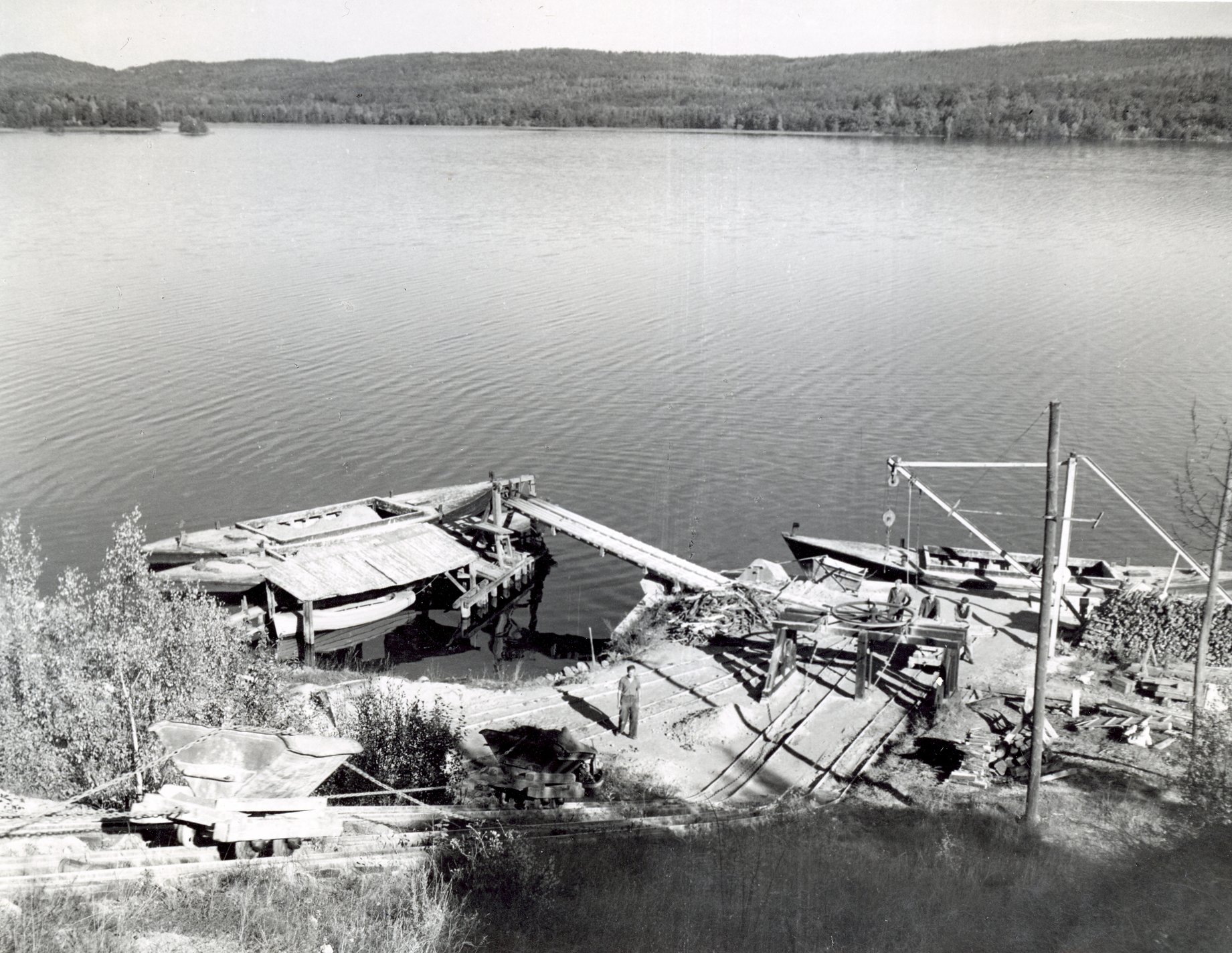 Ivö Iföverken Östra Utlastningskajen 1950